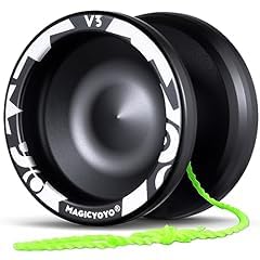 MAGICYOYO V3 Responsive Yoyo for Kids Beginners, Professional Yo-yo Adults | Dual Purpose Metal Yo Yo with Replacement Unresponsive Bearing Kit + 12 Strings, Bearing Removal, Axle, Case Bag (Black Blue) customer photo 1