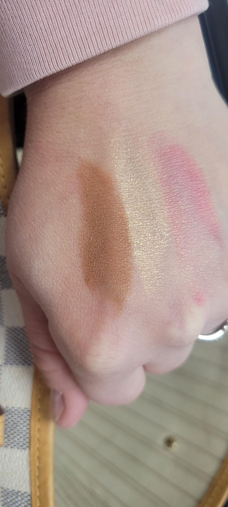 3 Pcs Cream Blush Highlighter Bronzer Contour Stick Trio Kit (#02, 05, 06) customer photo 2