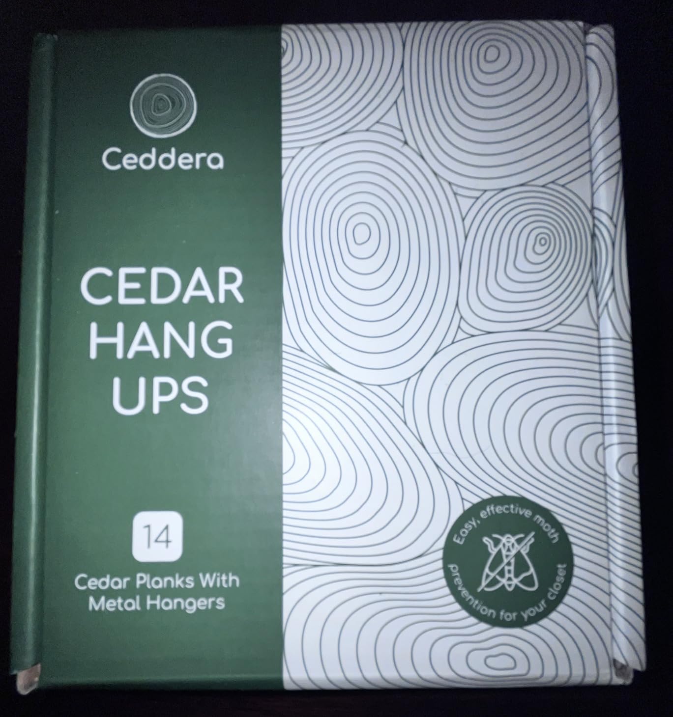 Cedar Hang Ups 14 Pack | Natural Cedar Blocks for Clothes Storage | Eco Friendly Cedarwood for Closets | Moth Ball Alternative customer photo 1
