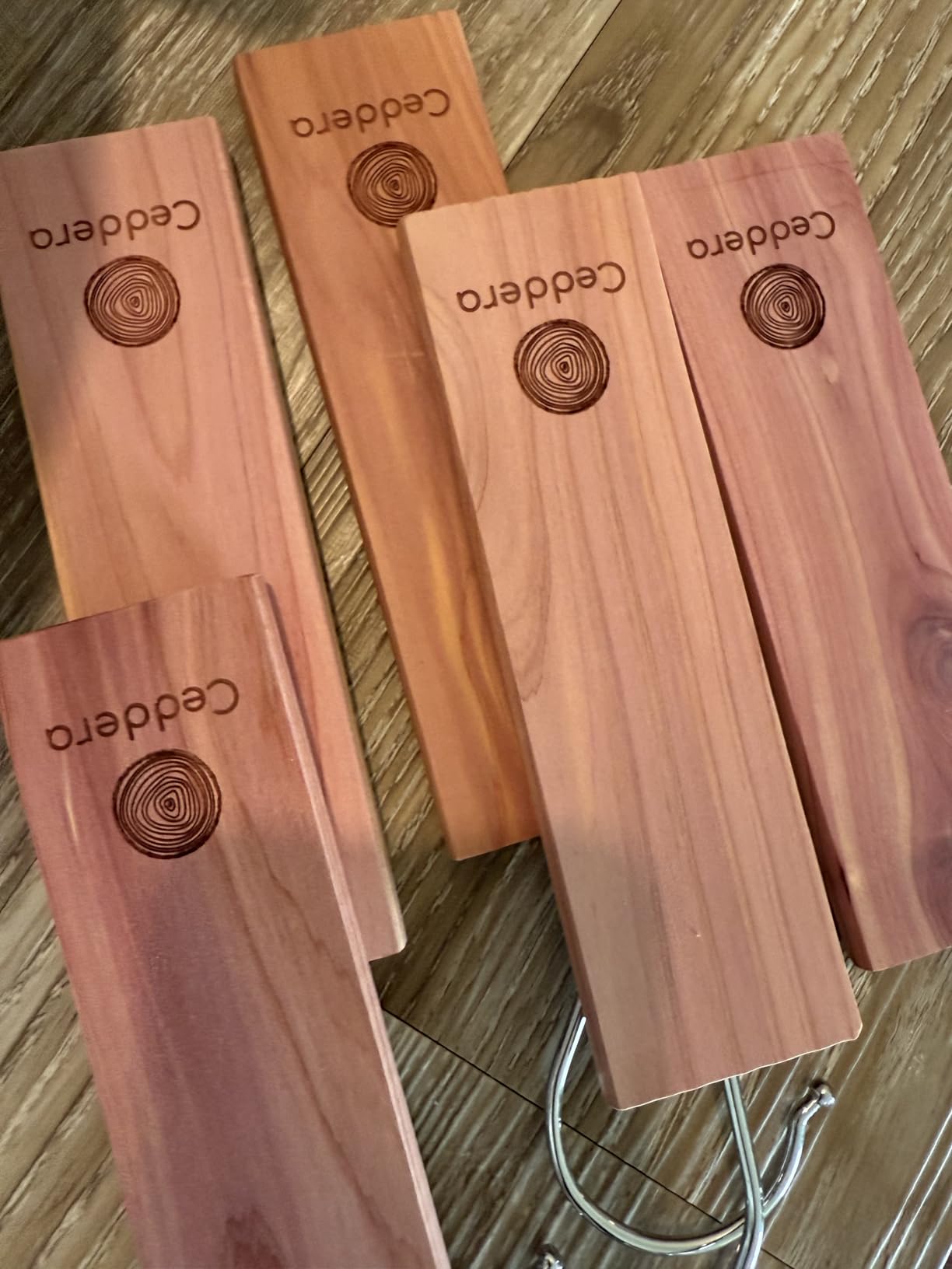 Cedar Hang Ups 14 Pack | Natural Cedar Blocks for Clothes Storage | Eco Friendly Cedarwood for Closets | Moth Ball Alternative customer photo 2