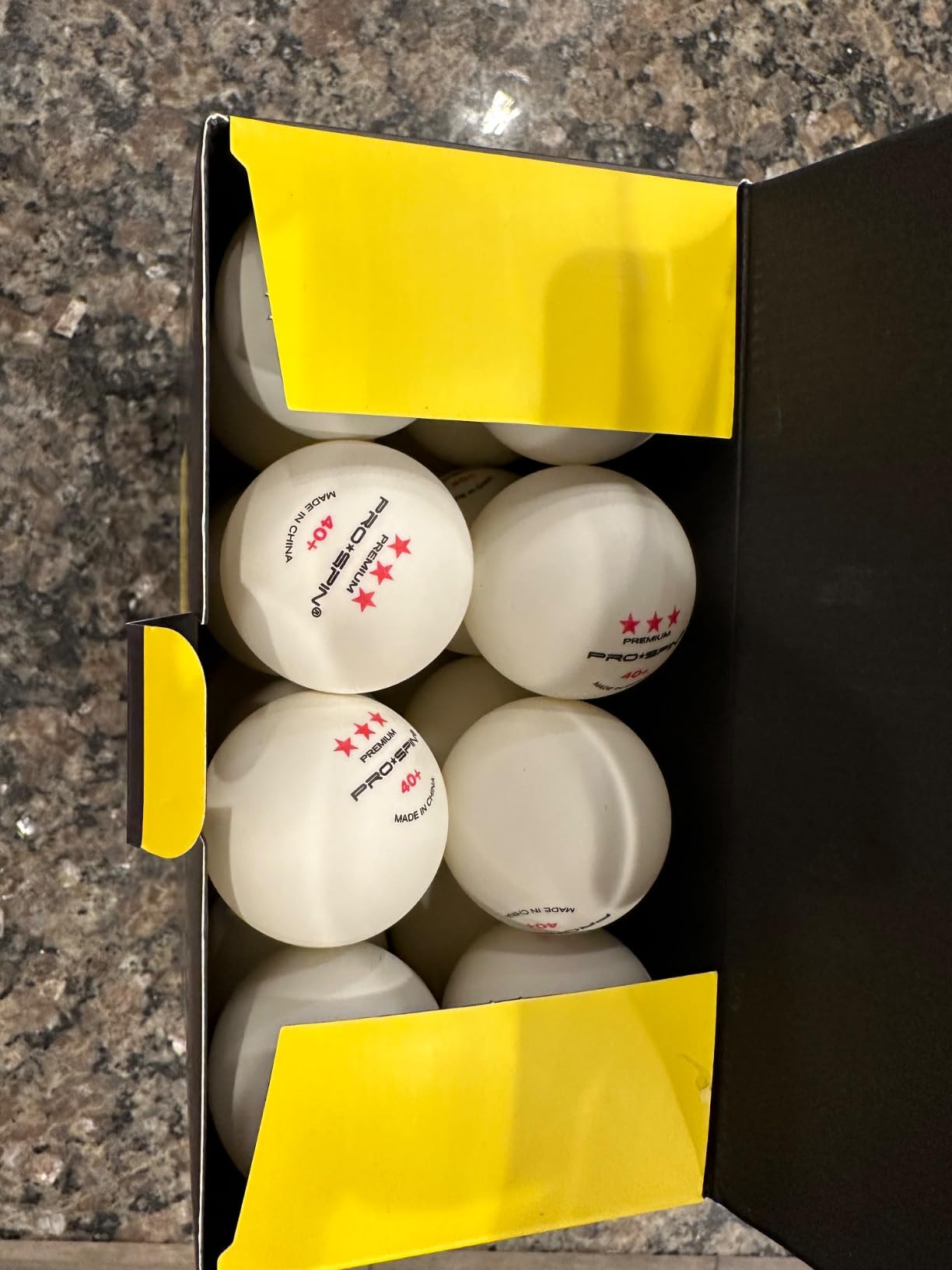 PRO-SPIN Ping Pong Balls - 3-Star ITTF-Approved Premium Table Tennis Balls | High-Performance 40+ ABS Professional Quality for Indoor & Outdoor Games customer photo 1