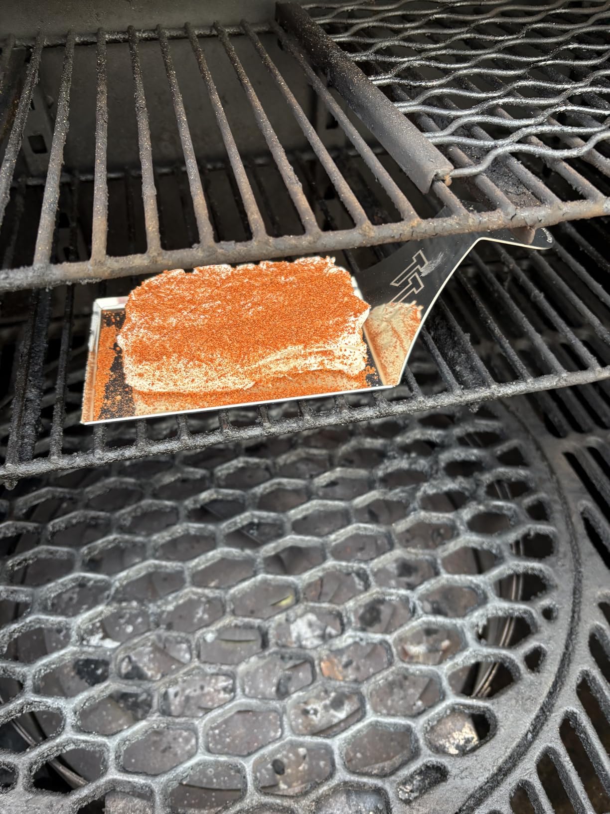 I Cream Cheese Platter with Serving Knife | Easily Smoke Cream Cheese | Perfect for Smoker, Grill, & Oven | Dishwasher Safe | Made in USA | 1 Platter customer photo 1