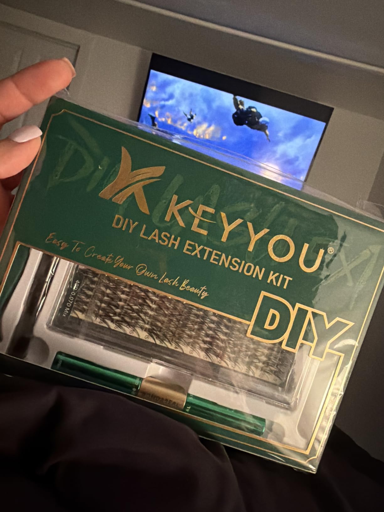 KEYYOU Lash Clusters Kit,30D40D 9-16mm DIY Extensions customer photo 2