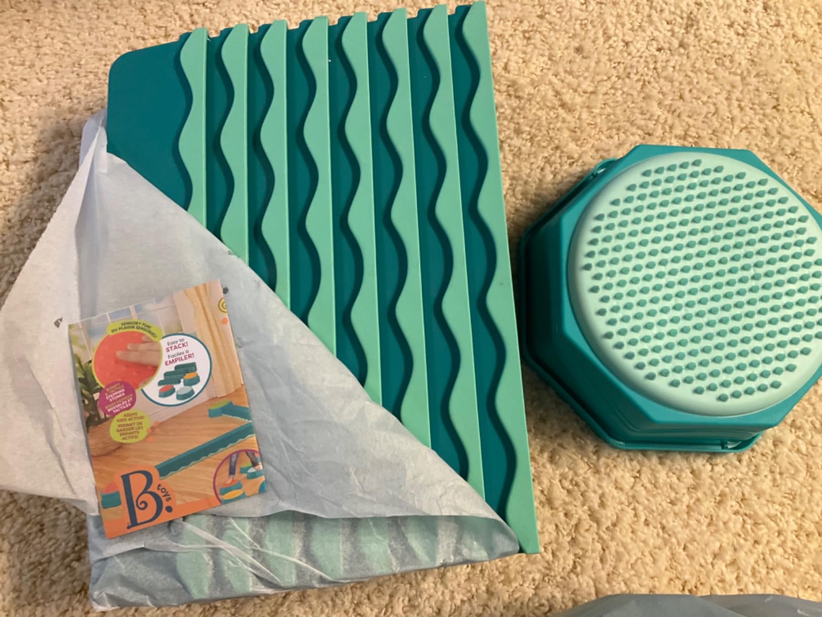 B. toys Battat Balancing Beams and Stepping Stones - 13 Pieces customer photo 2