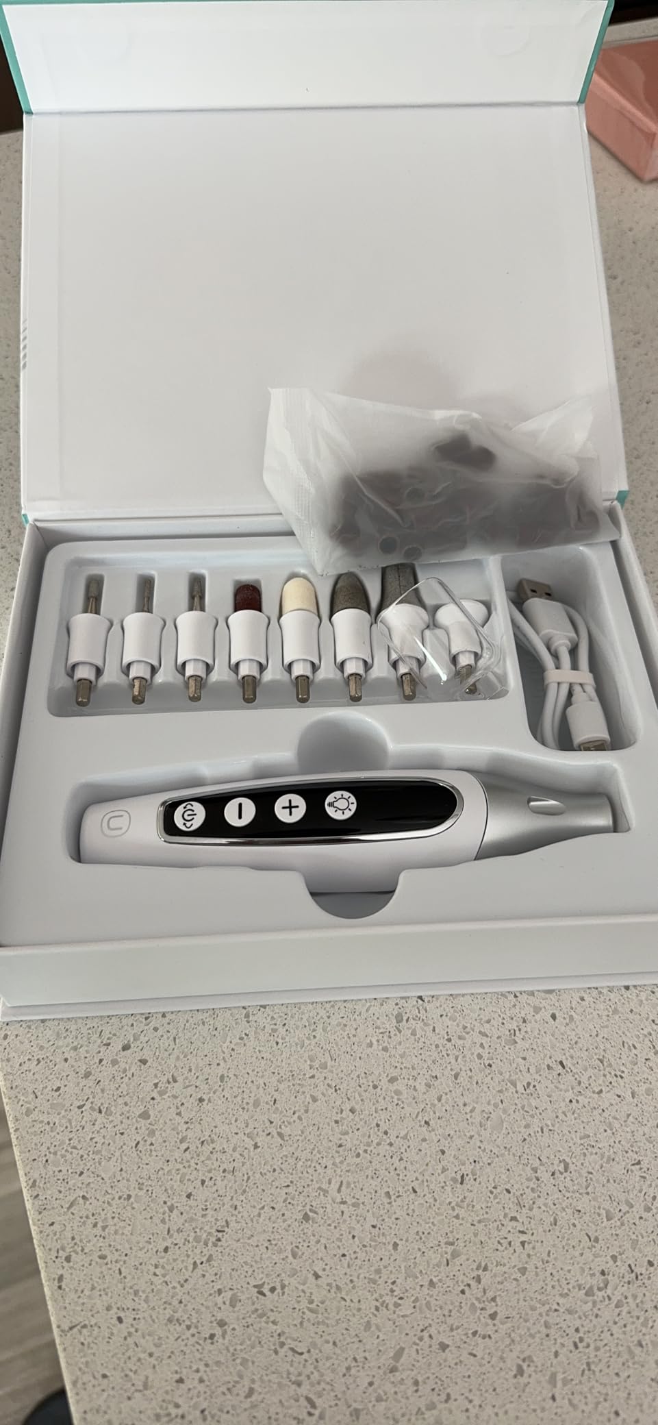 PediLux Pro Professional Manicure Pedicure Kit, Cordless Electric Nail File Drill Set customer photo 1