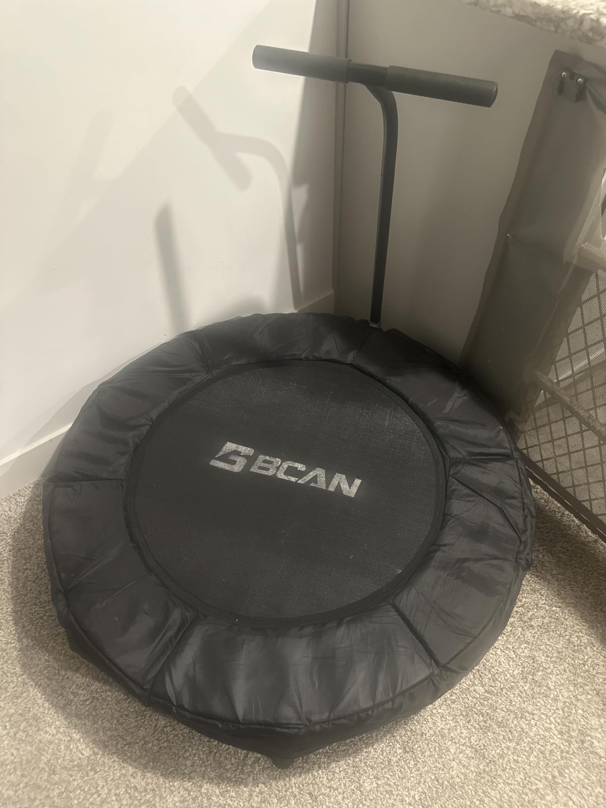BCAN SP1 36'' Kids Toddler Trampoline Indoor, Foam Handle | FED Fitness | ASTM Certified Safety for kids, Safe Thickened Cover&Sturdy Steel Frame, Easy to Assemble, Max Weight 132 lbs customer photo 2