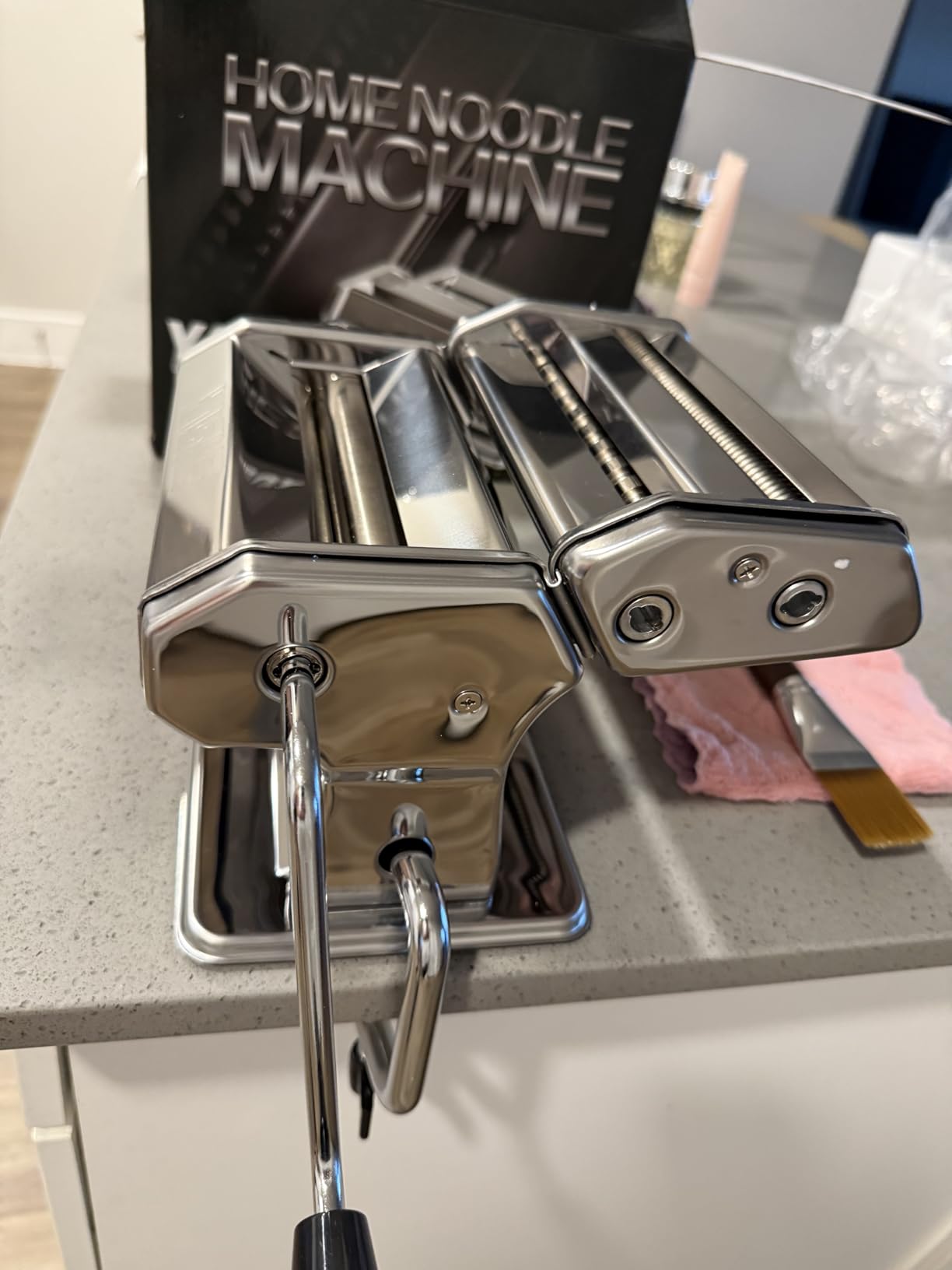 YASHE 3-in-1 Pasta Maker Machine with Adjustable Thickness customer photo 2