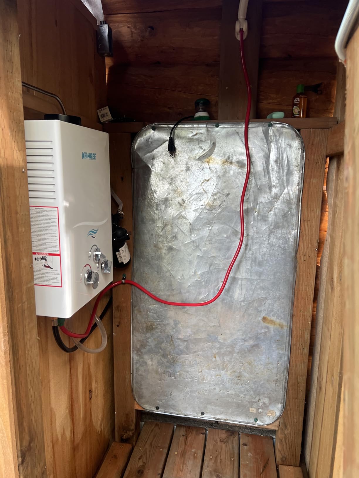 Kohree Propane Water Heater Tankless,1.58 GPM 6L Water Heater for Camping customer photo 2