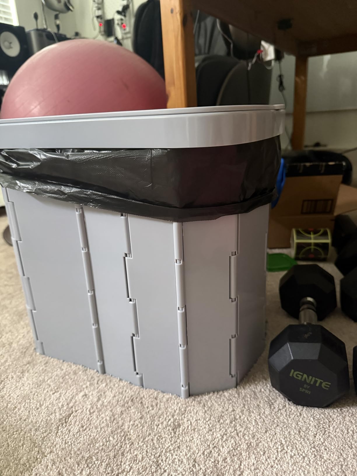 Hapoon XL Portable Folding Camping Toilet For Adults & Kids, Lightweight customer photo 1