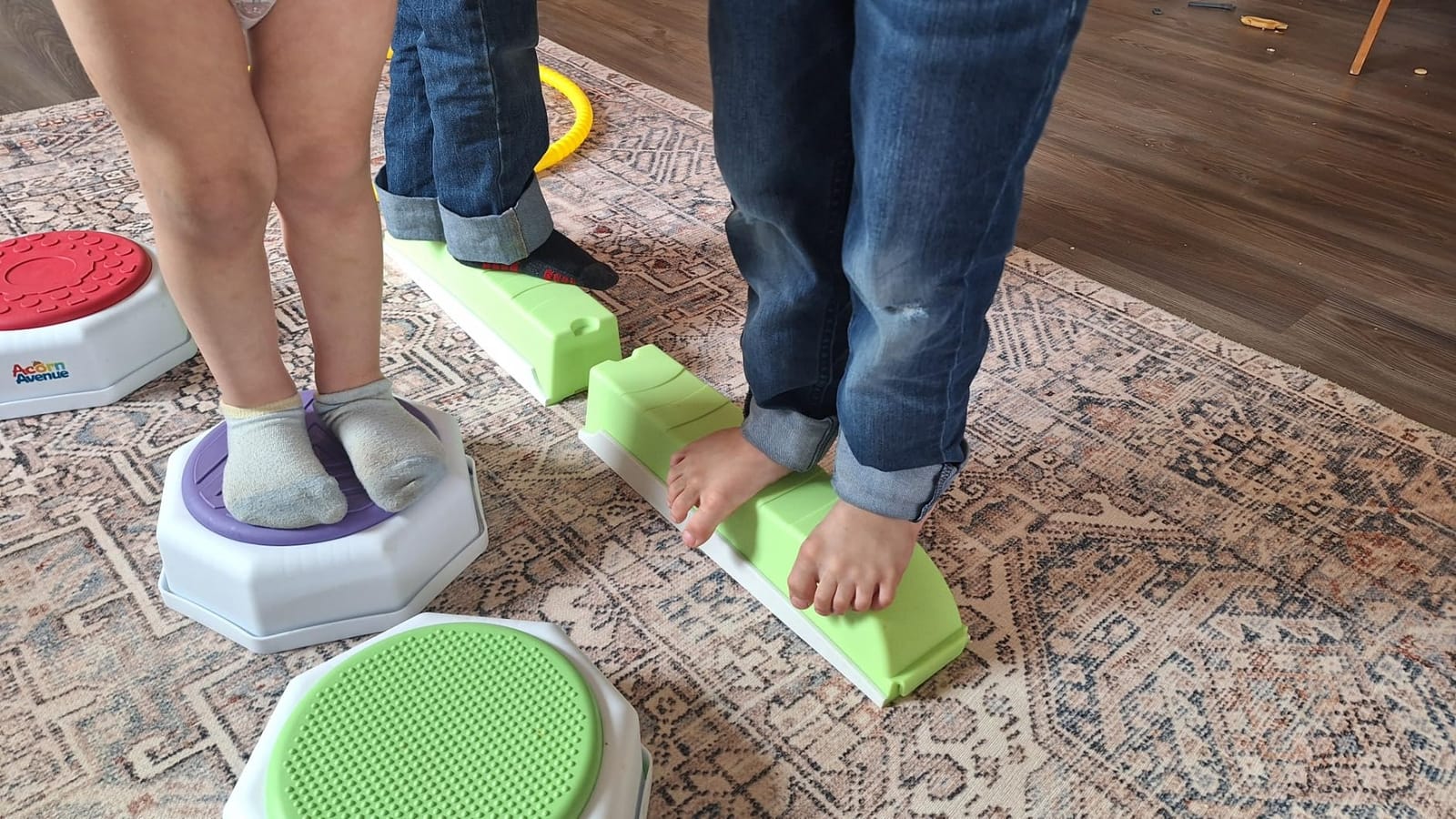 Acorn Avenue Balance Beam & Stepping Stones 13 Pc - Sensory - Toddler customer photo 1