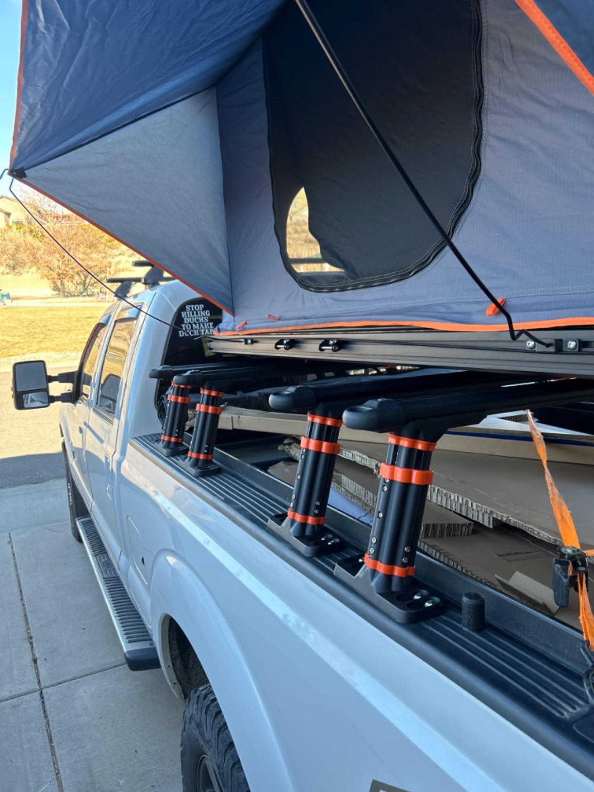 Aluminum Truck Ladder Rack, Adjustable 70