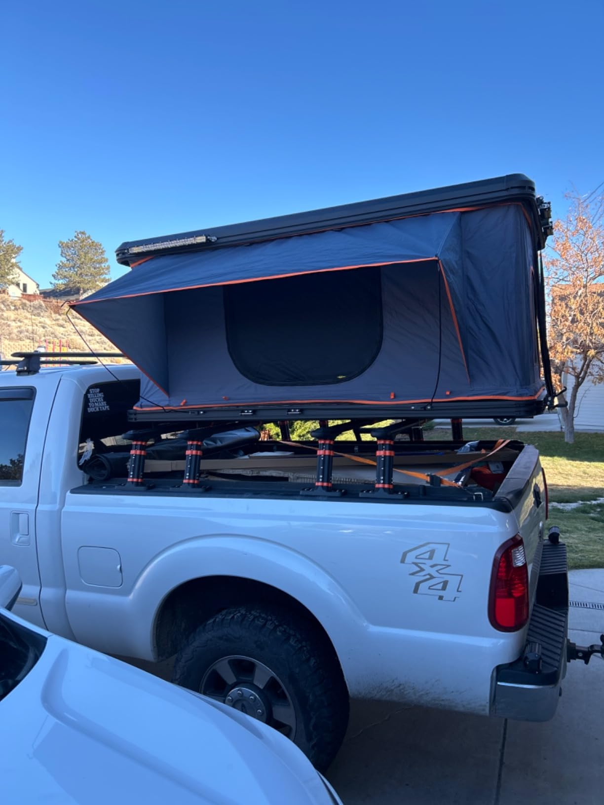 Aluminum Truck Ladder Rack, Adjustable 70