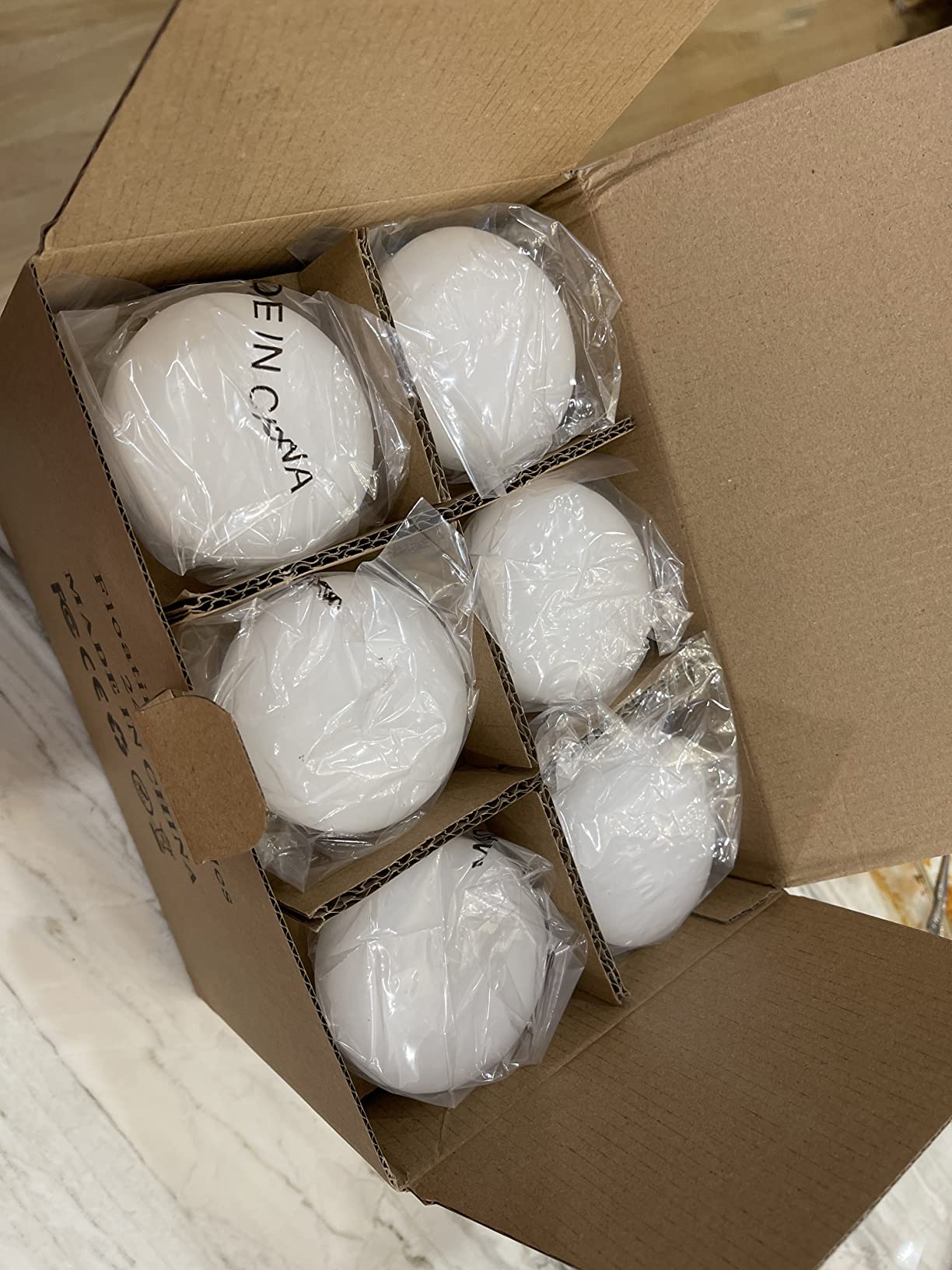 flamecan 12 Pack Floating Candles, 3” White Unscented Dripless Wax Burning Candles, for Cylinder Vases, Weddings, Party and Holiday … customer photo 1