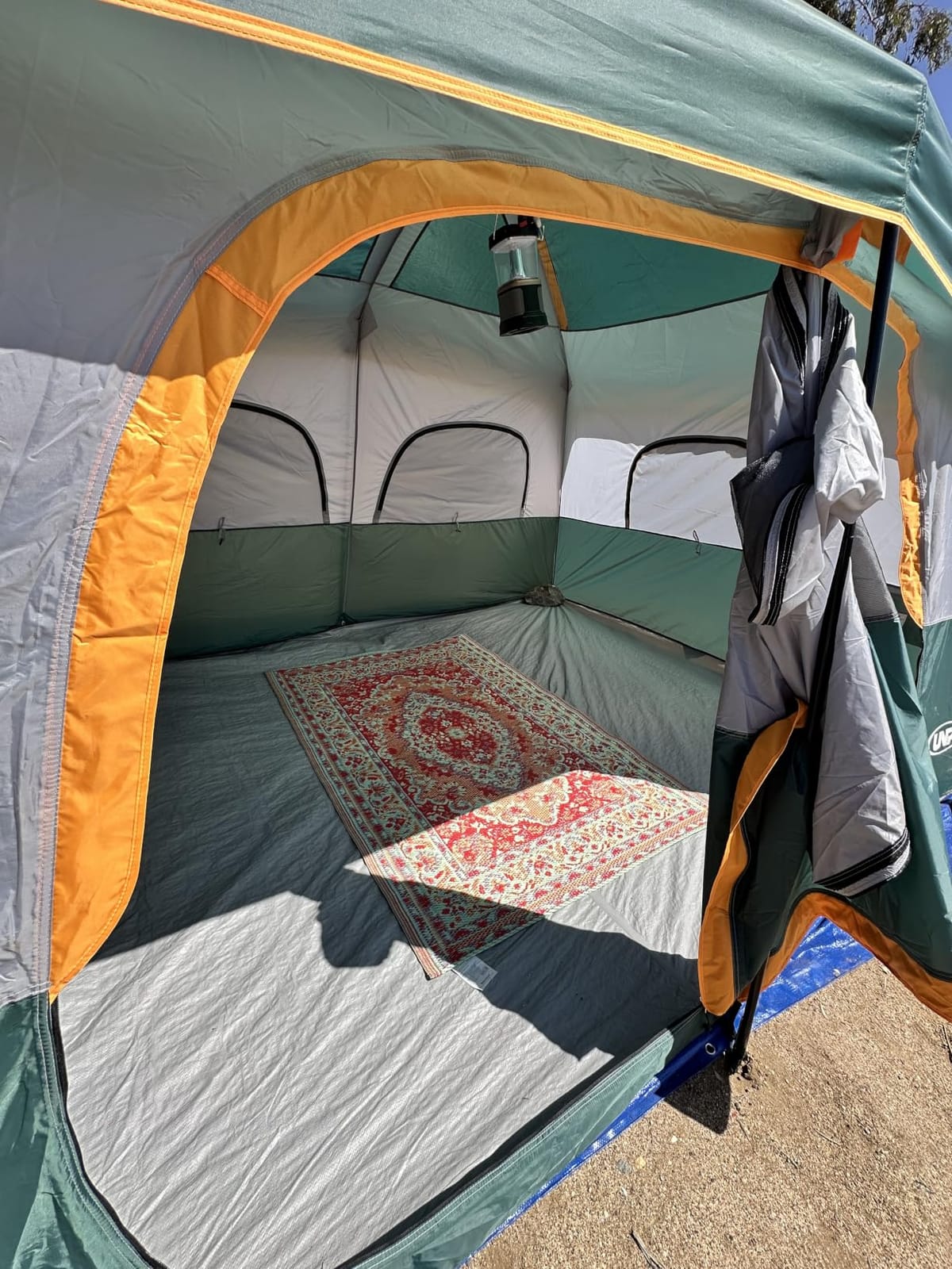 UNP 2/4/6/8 Person Tent, Portable Cabin Tent, Camping Tent 4-Person Easy Set Up, Waterproof with Top Rainfly for Outdoor Camping/Hiking customer photo 1