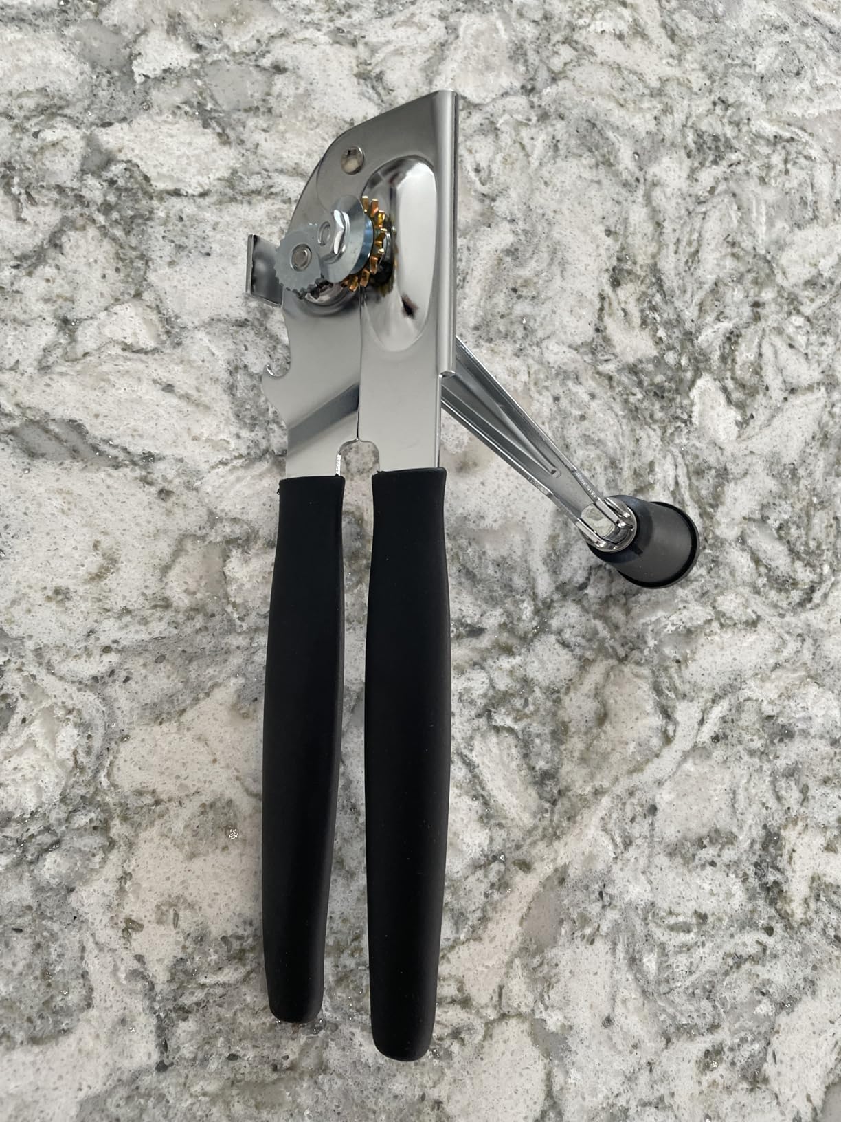 Heavy-Duty Commercial Manual Crank Can Openers,Rubber-Coated Long Handles customer photo 2