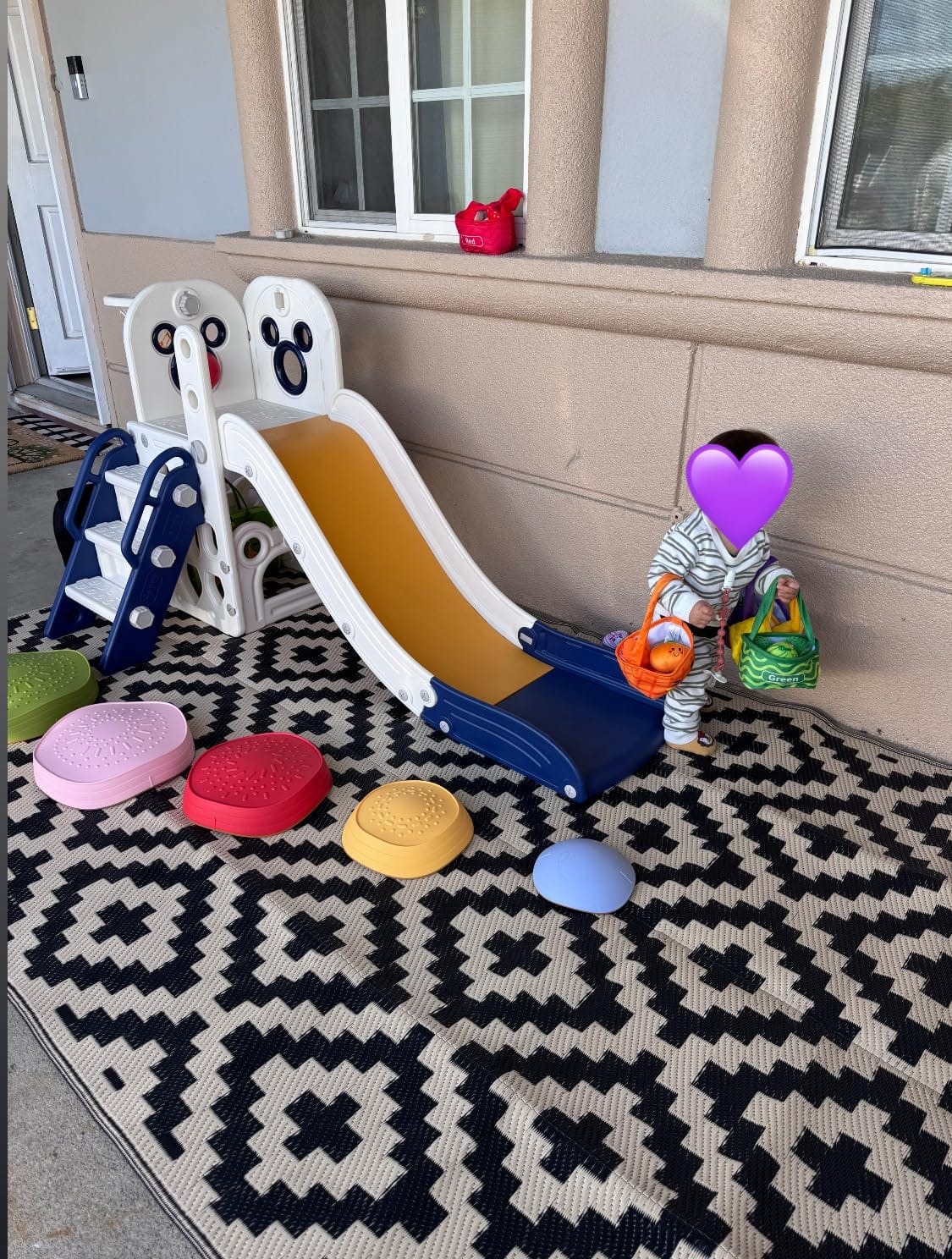 Tiny Land Stepping Stones for Kids, 5pcs Non-Slip Balance Toddler Toys | Sensory Stepping Stones for Toddlers 3-5 to Promote Balance, Coordination, and Active Play Skills Indoors or Outdoors customer photo 2