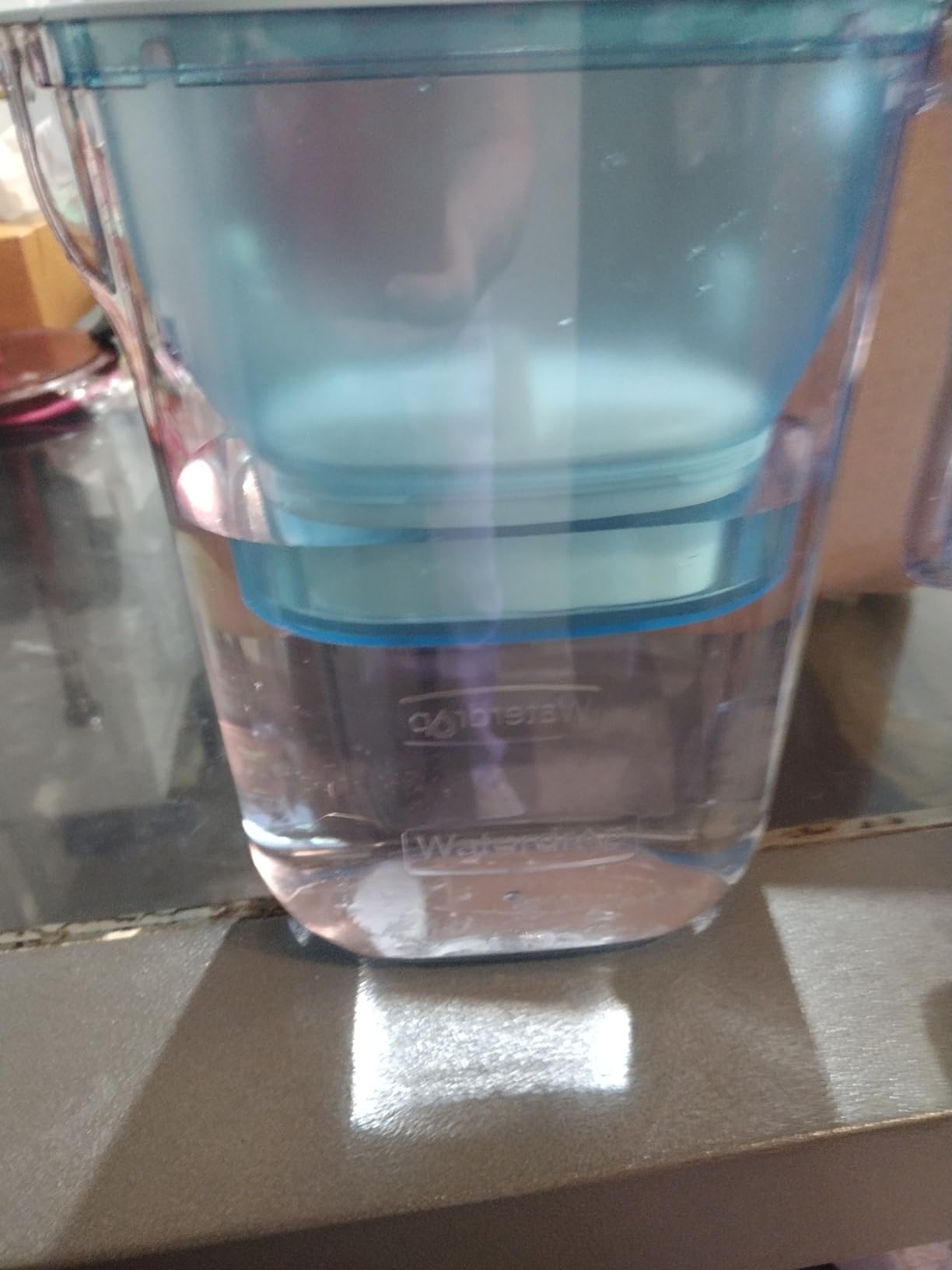Waterdrop PT-05B-L Water Filter Pitcher, 7-Cup, NSF Certified, Blue customer photo 2