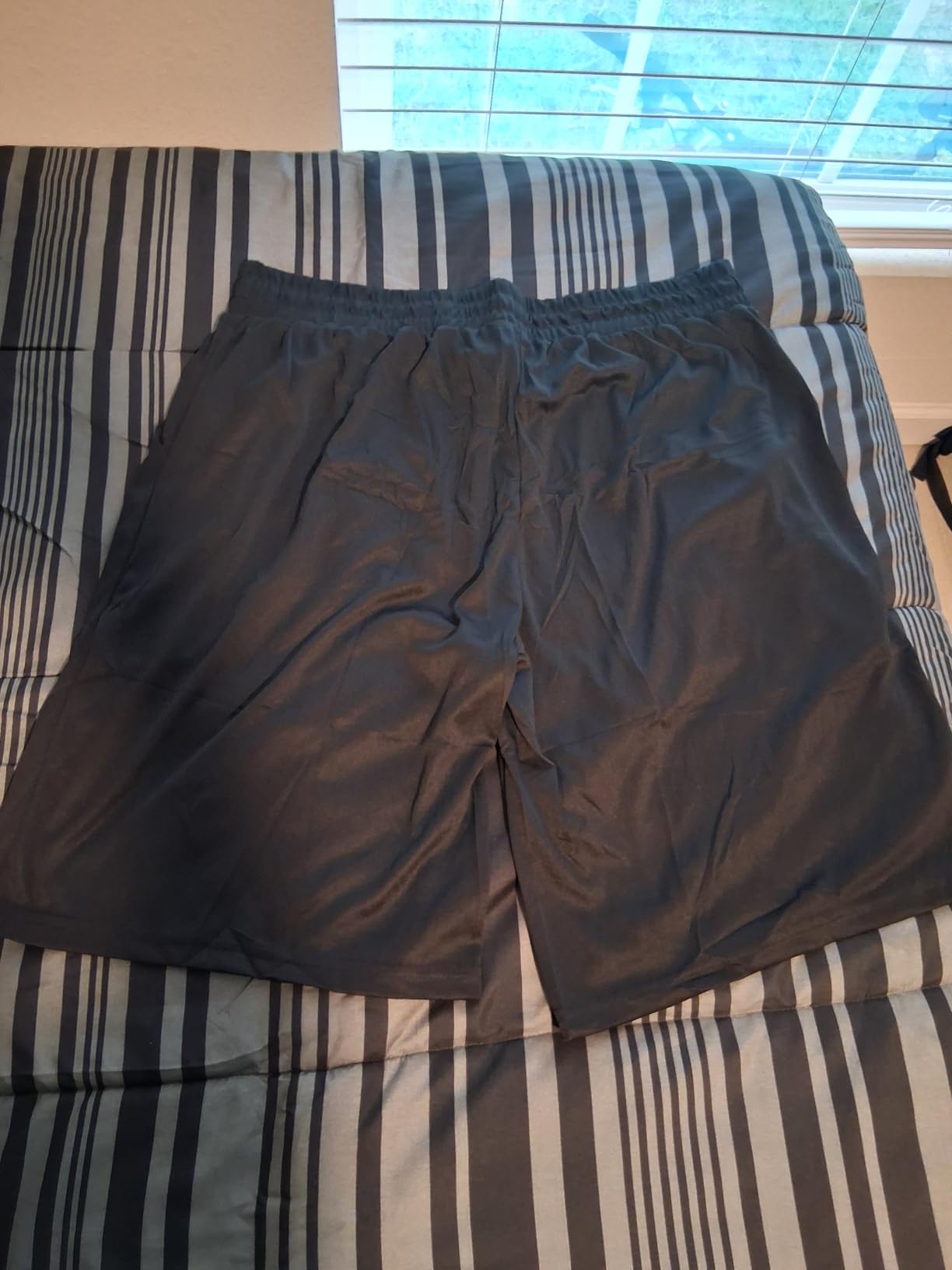 5 Pack Athletic Gym Mens Shorts - Workout Black Quick Dry Basketball Shorts customer photo 1