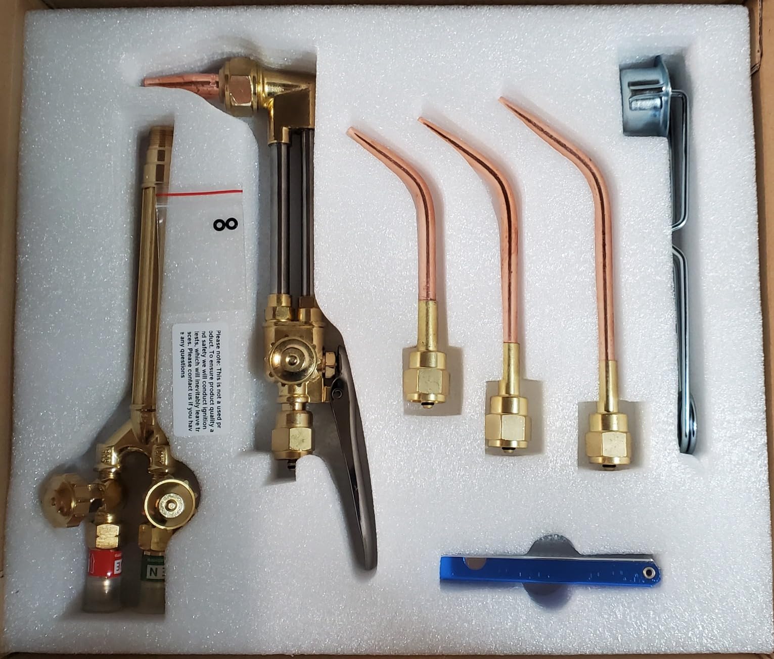 RX WELD 12 PCS Medium Oxy Acetylene Torch Kit, Check Valves customer photo 2
