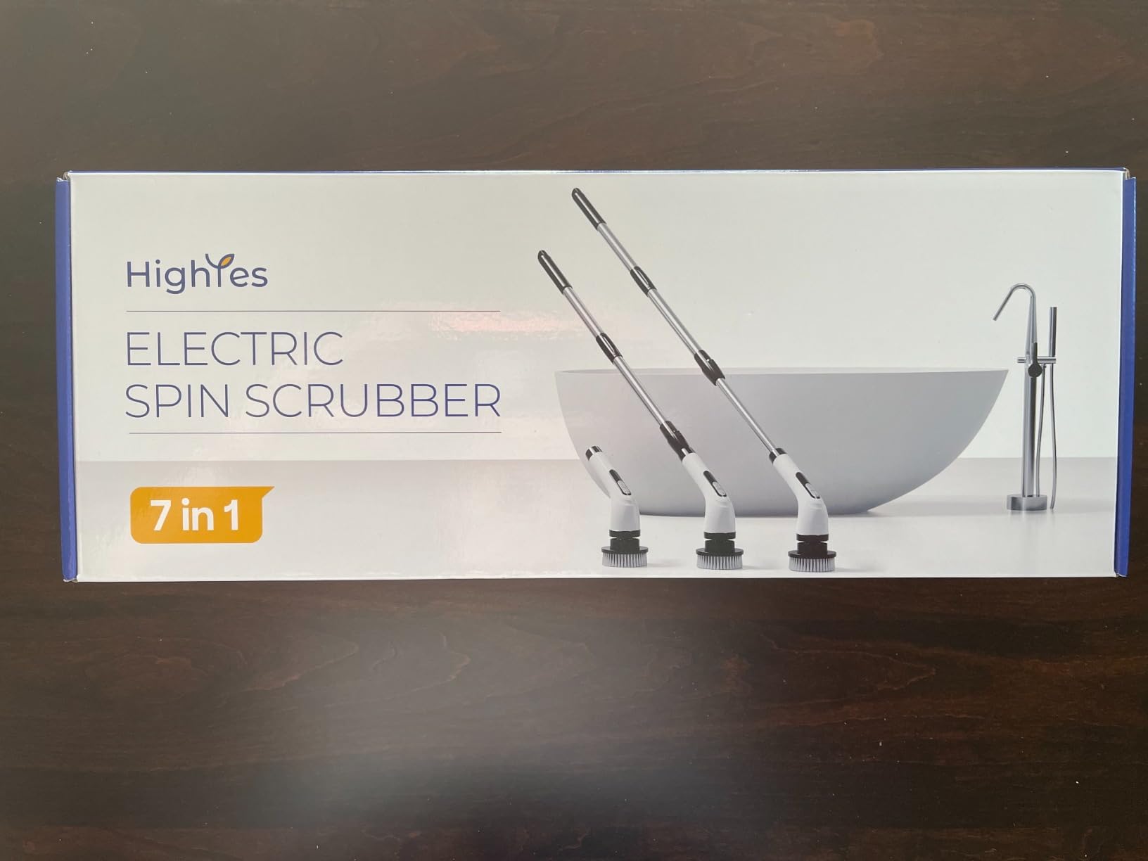 Highyes Electric Spin Scrubber for Cleaning Bathroom: Cordless Power Shower Scrubber - Electric Cleaning Brush for Tile Tub customer photo 2