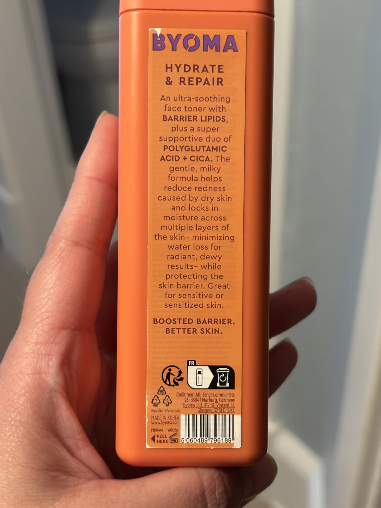 BYOMA Hydrating Milky Toner customer photo 2