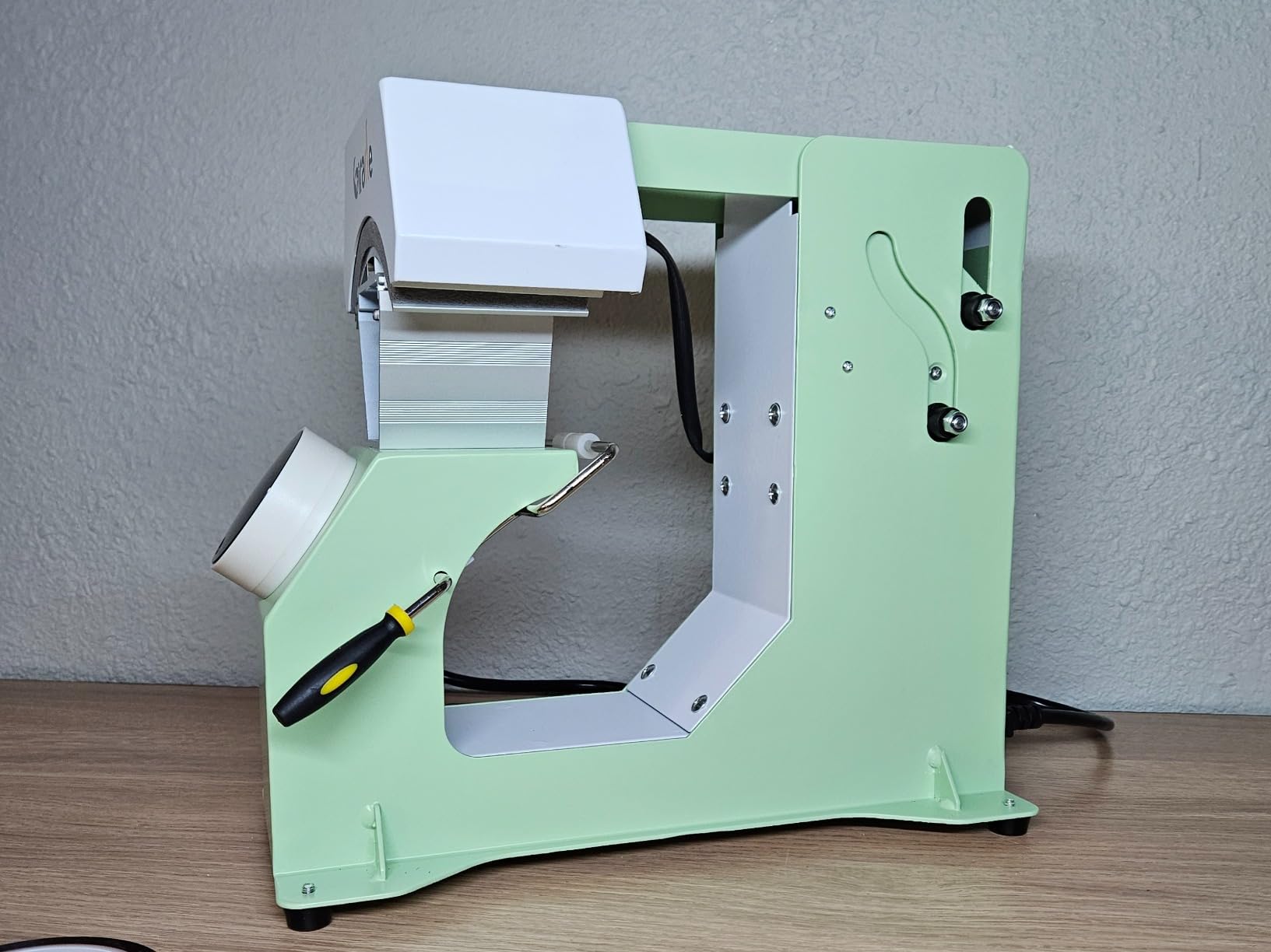Giraffe Auto Hat Heat Press Machine,Pink Auto Open Cap Heat Press customer photo 1
