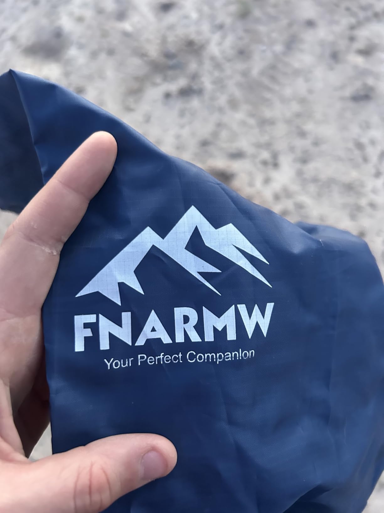 FNARMW Double Sleeping Pad Camping, Self Inflating 6'' Extra-Thick 2 Person Pillow Built-in Foot Pump Waterproof Inflatable Sleeping Mat Backpacking, Tent, Hiking, Portable Camping Pad (Navy Grey) customer photo 2