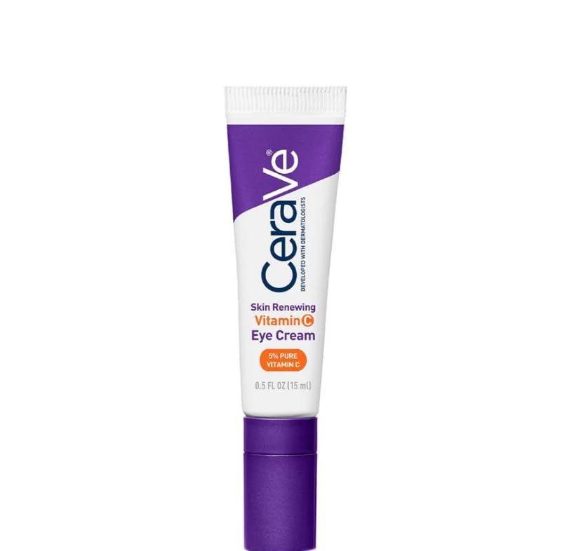 CeraVe Vitamin C Eye Cream, Hyaluronic Acid Under Eye Brightener, 0.5oz customer photo 2