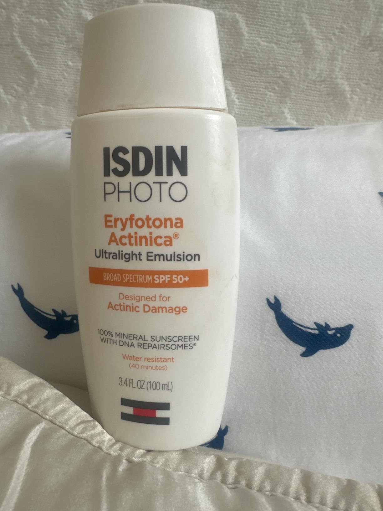 ISDIN Eryfotona Actinica Mineral Face Sunscreen SPF 50, No White Cast customer photo 2