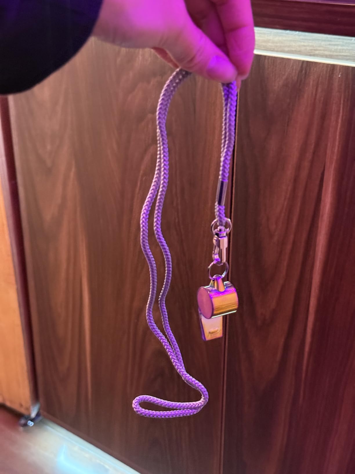HUTOU Whistle Stainless Steel Coach Sports Whistle with Lanyard, Loud Crisp Sound Whistle Ideal for Coaches, Referees, and Official customer photo 2