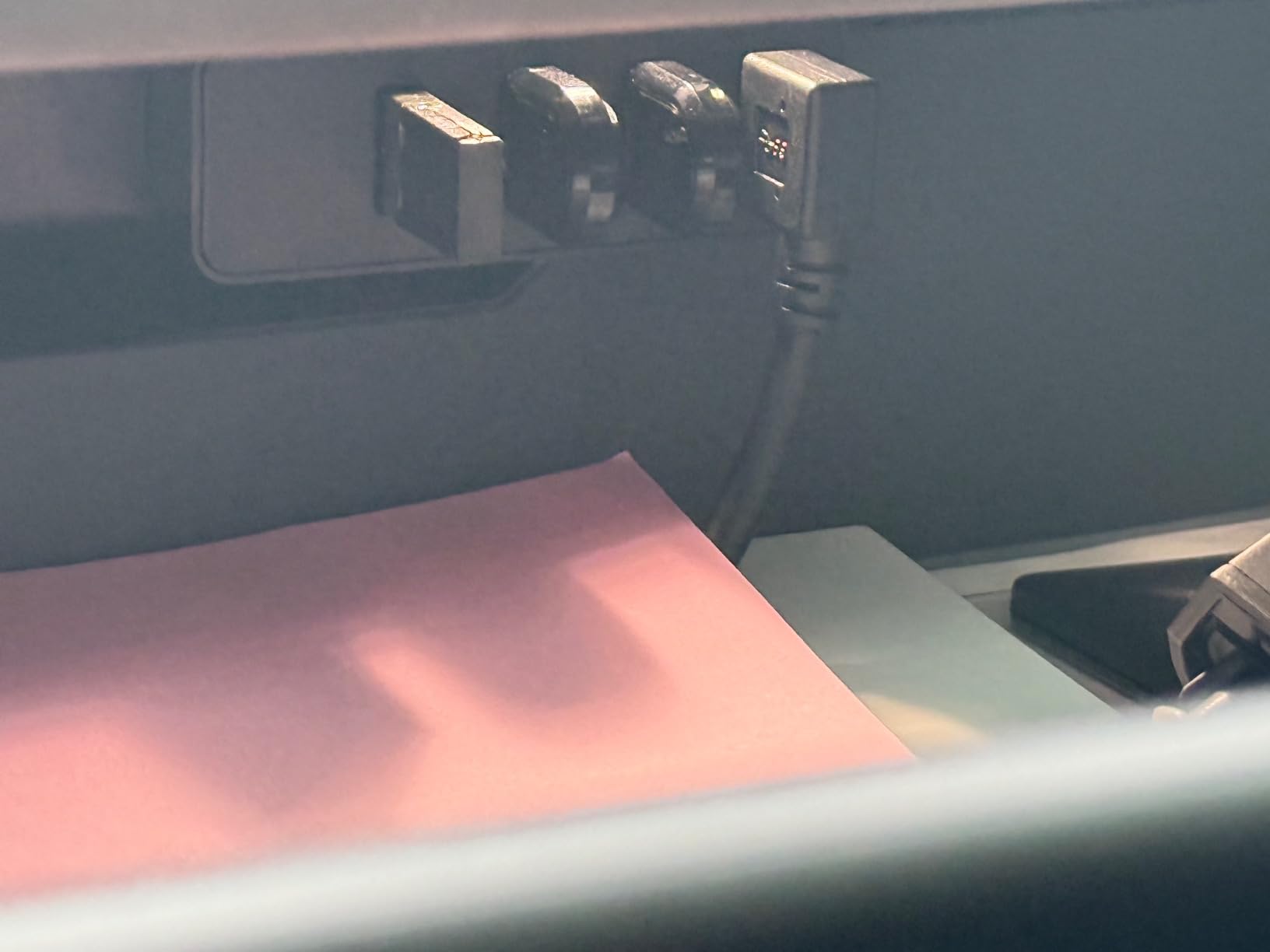 Glove Box USB Hub for Tesla 2024-26 Model 3 & 2025-26 Model Y & Cybertruck | 4-in-1 Glovebox Docking Station for Model 3 Highland, Cybertruck & Model Y Juniper, Dashcam Flash Drive Data Transfer customer photo 1