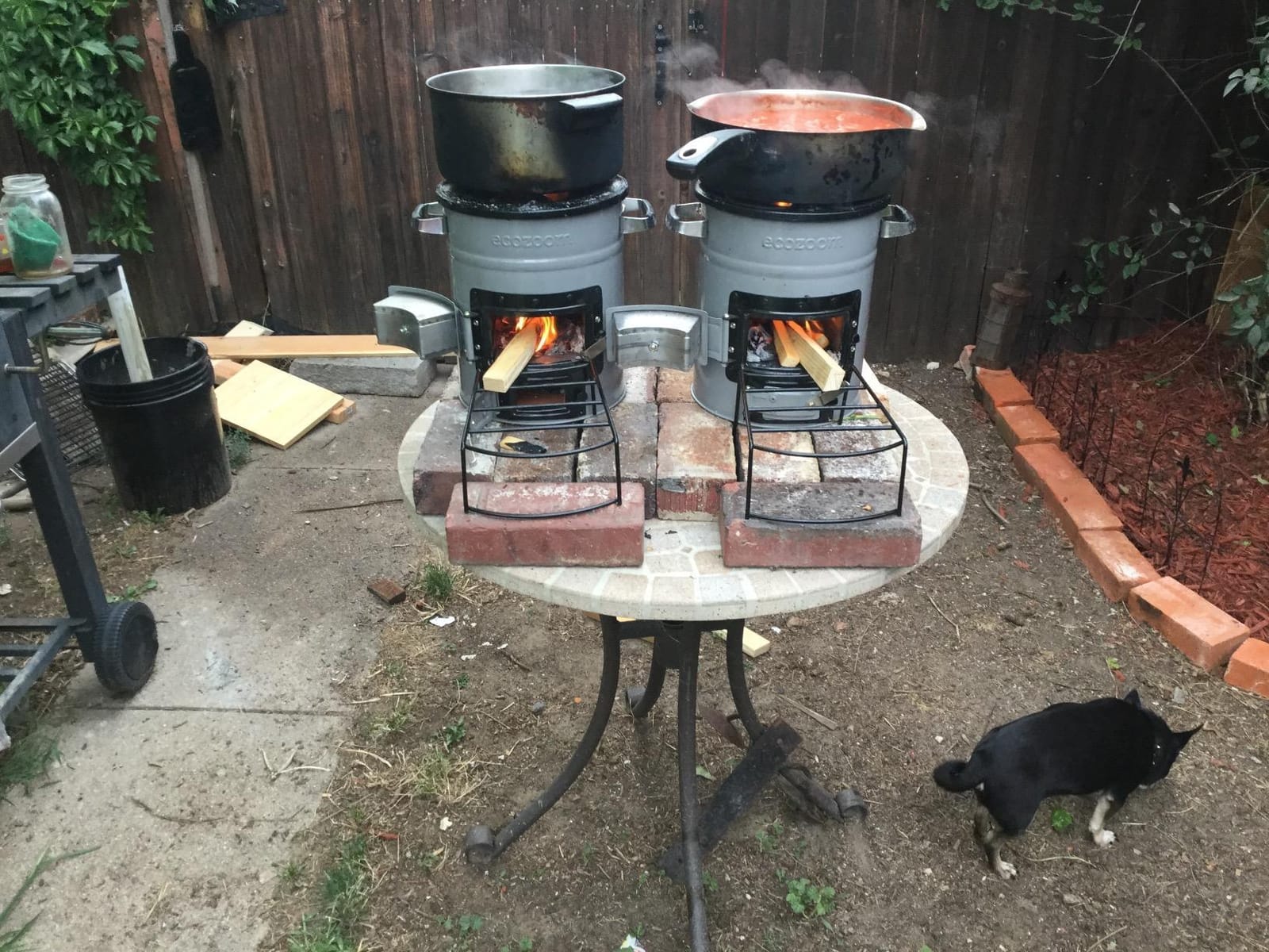EcoZoom Rocket Stove, Dual Fuel Wood & Charcoal, Portable & Insulated customer photo 2