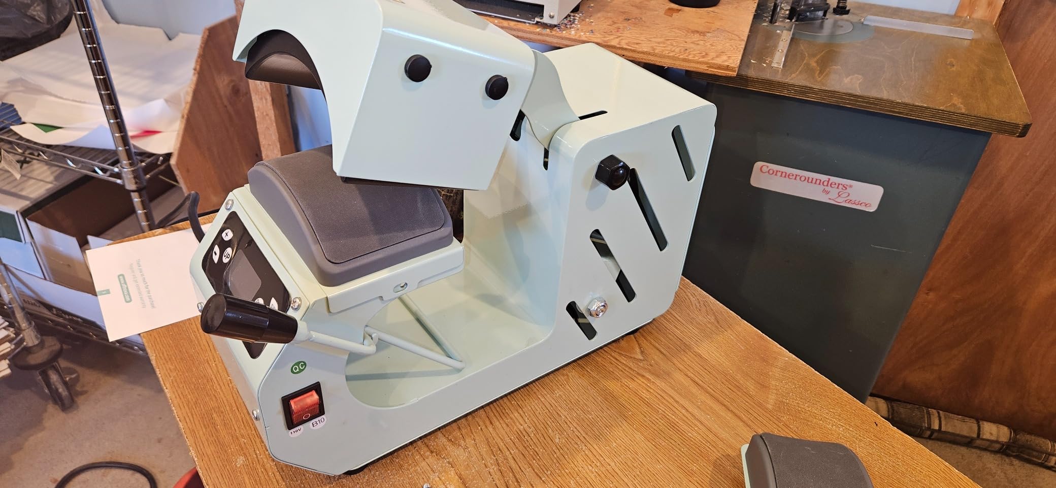 OFFNOVA Hat Heat Press Machine for Caps with 2 Interchangeable Platens, Temp & Time Control with Auto Countdown, Efficient Heat Transfer for HTV Iron On and Sublimation Projects (Auto-Green) customer photo 1