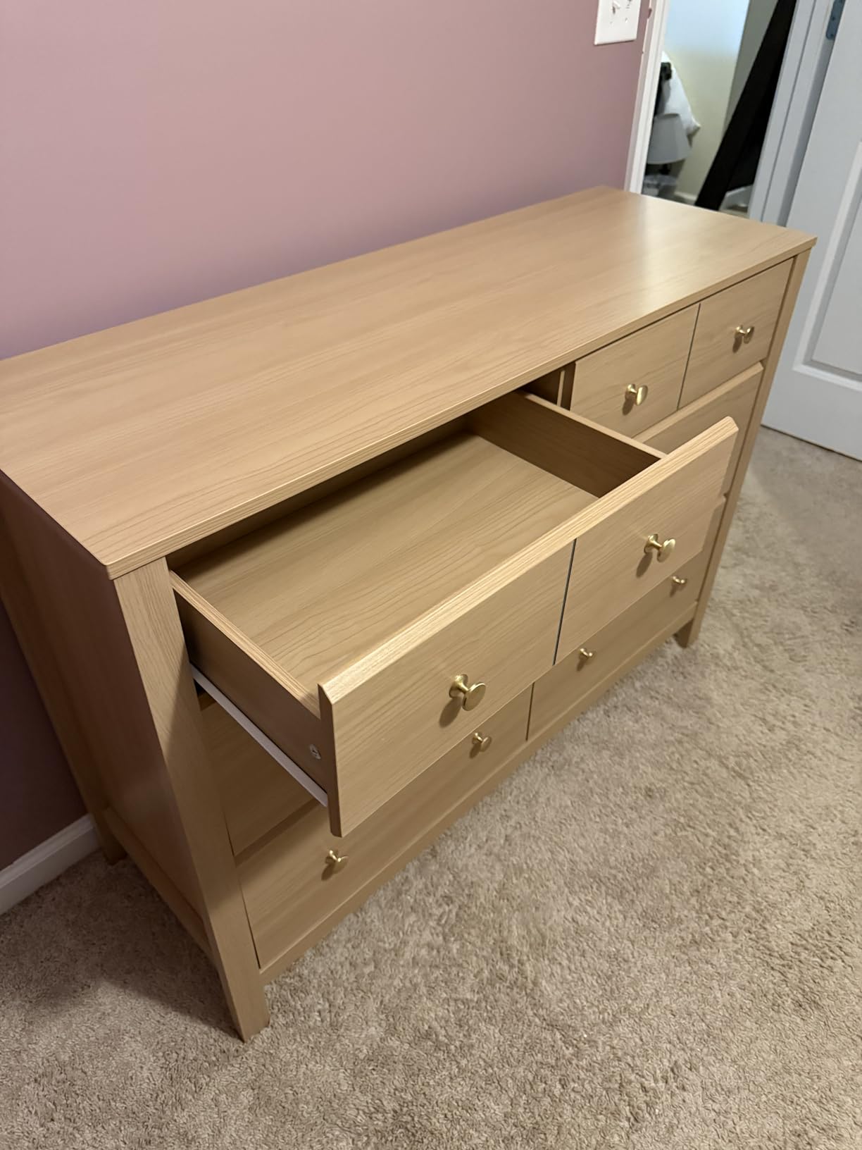 Storkcraft Horizon 6 Drawer Dresser, Driftwood customer photo 1