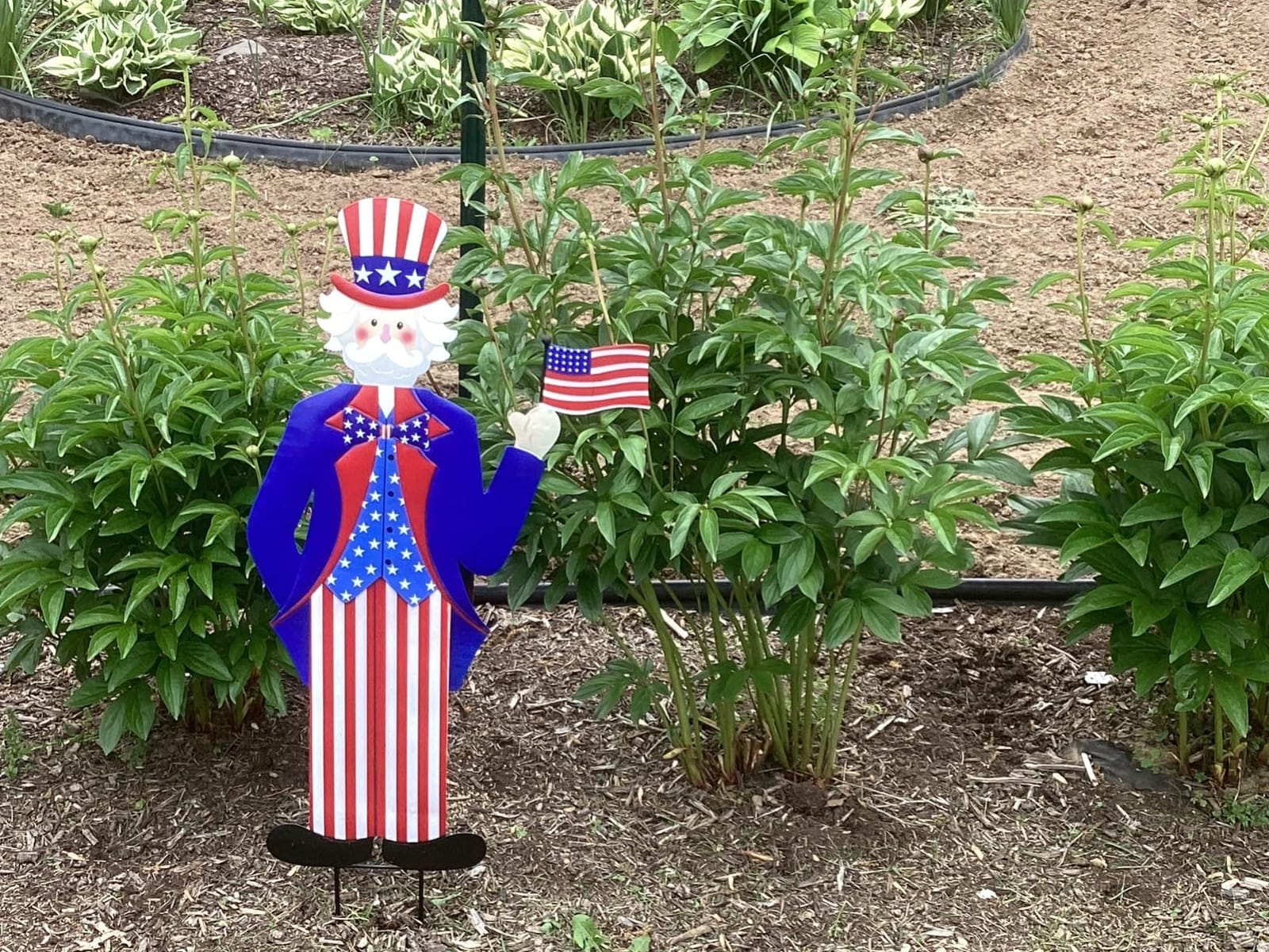 Veterans Day Yard Signs Uncle Sam Garden Stakes, 35