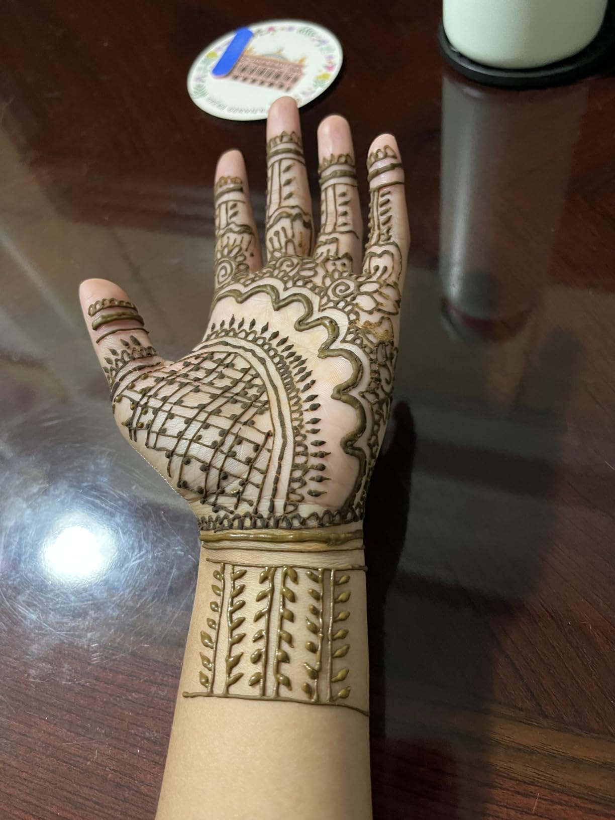 Henna Cones Made from 100% Natural Leaves | Fresh Ready-to-Use Pre-Filled Paste, Henna Tube | Dark Reddish Brown | No Additives | Long Lasting Color | Pack of 6 customer photo 1
