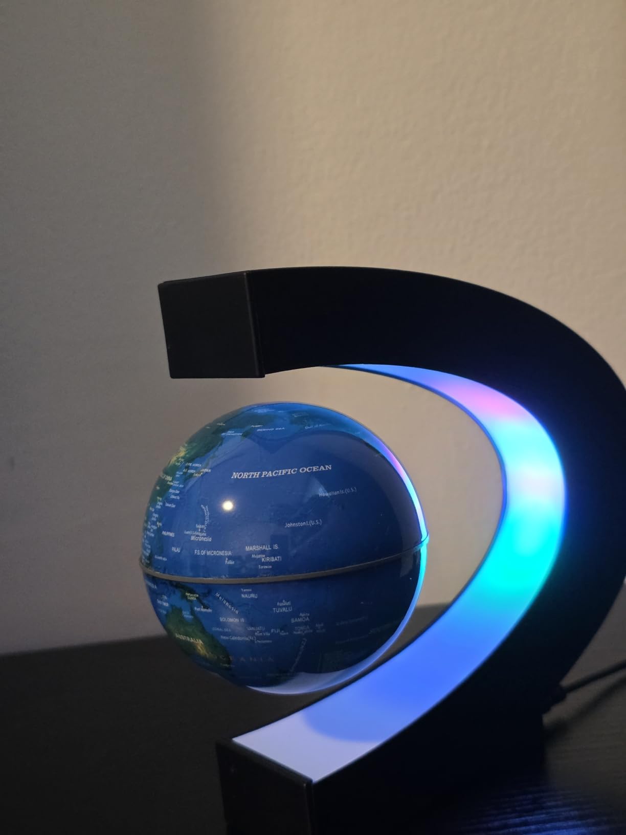 Magnetic Levitating Floating Globe with LED Lights, Cool Tech Gadgets Gifts World Globe Lamp for Men Father Teenage Boys Girls, Birthday Gifts Office Home Desk Decor Display customer photo 1