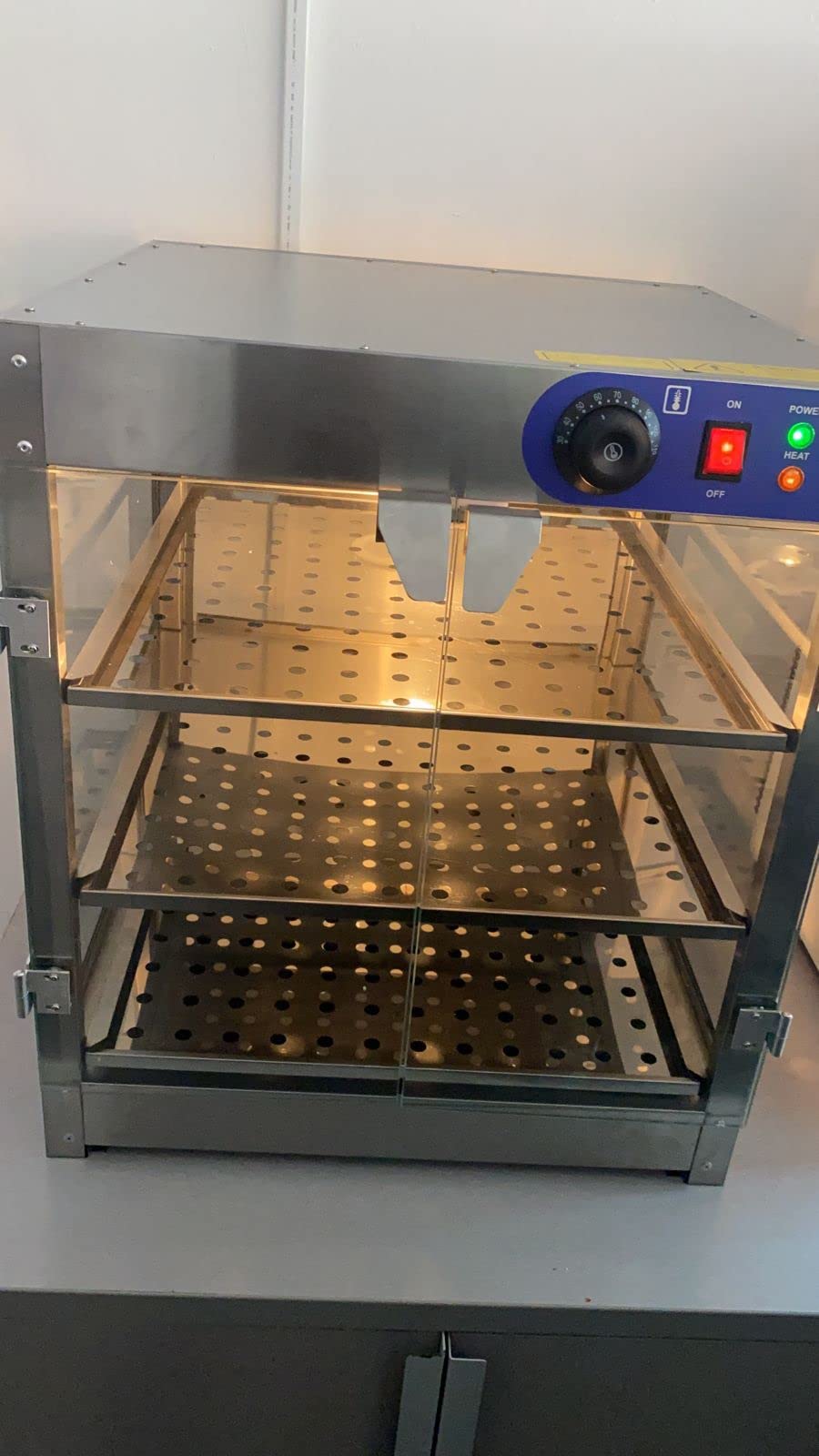 WeChef 3-Tier Commercial Food Warmer Display Pizza Warmer Countertop Pastry customer photo 2
