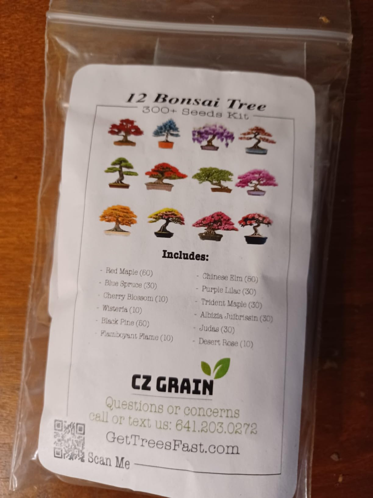 12 Variety Bonsai Tree Seed Kit | 300+ Seeds for Growing & Training customer photo 2
