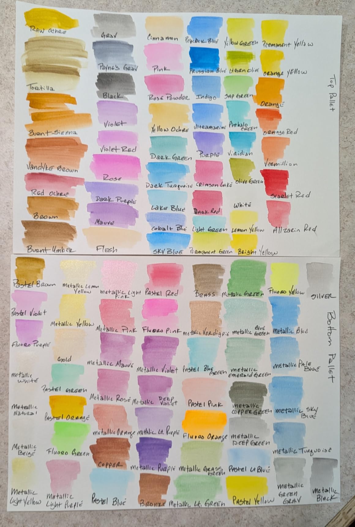 Artecho 168-Color Watercolor Paint Set with Metallics, Tin Case customer photo 2