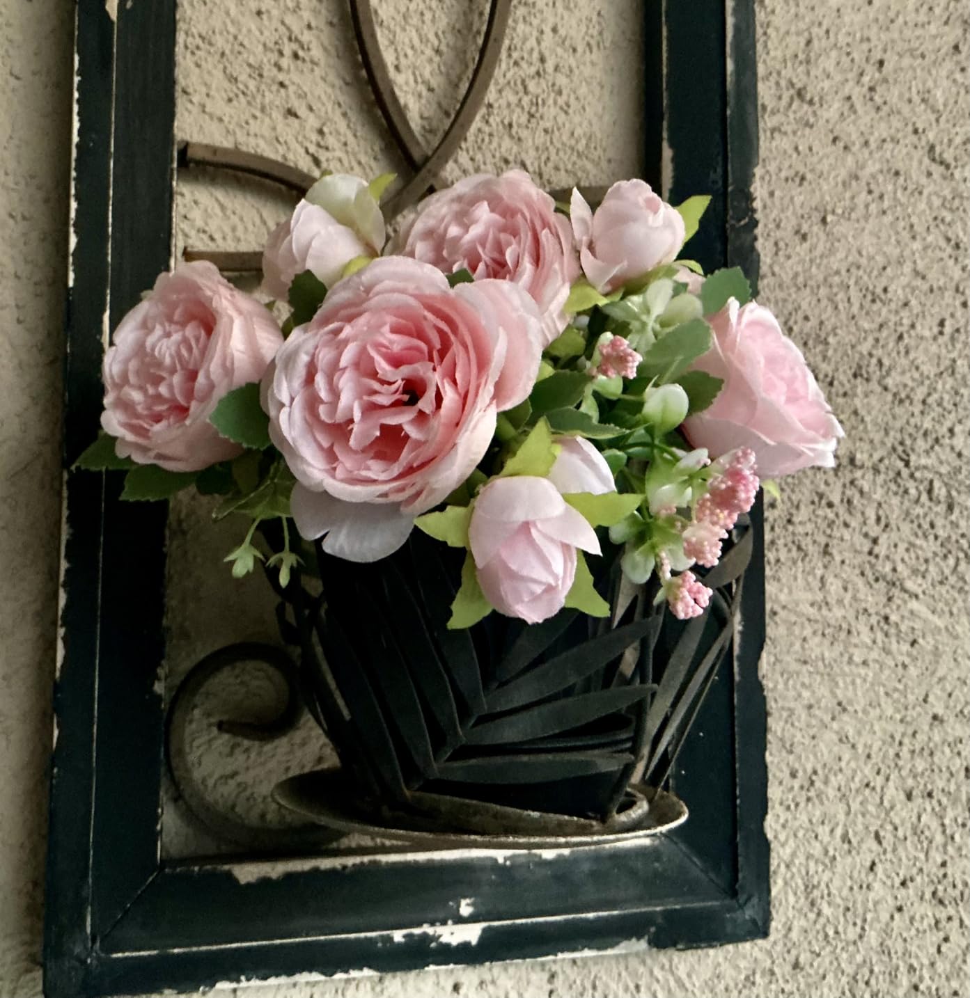 MARTINE MALL 2 Packs Peonies Artificial Flowers, Mixed Pink Artificial Peonies, Silk Peonies Flowers Fake Peonies Artificial Flowers Peonies Bouquet for Centerpiece Table Wedding Party Home Decor customer photo 2
