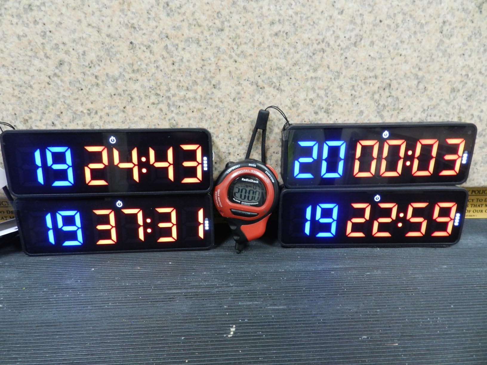 ANJANK Small Portable Gym Timer Clock, Strong Magnet, Workout Interval Timer with Powerful Battery customer photo 2