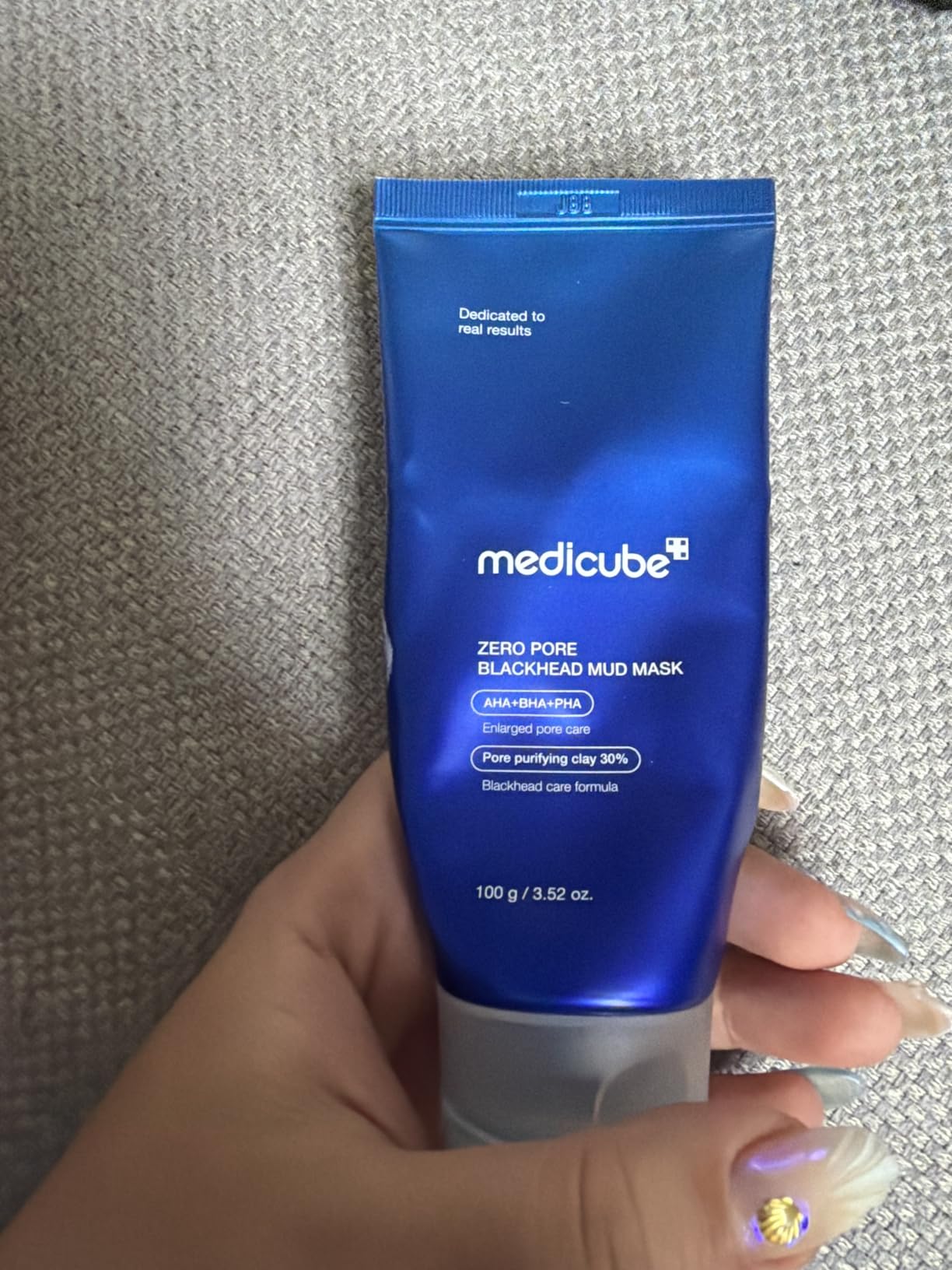 medicube Zero Pore Blackhead Mud Mask - Pore Cleansing & Gentle Exfoliating customer photo 2