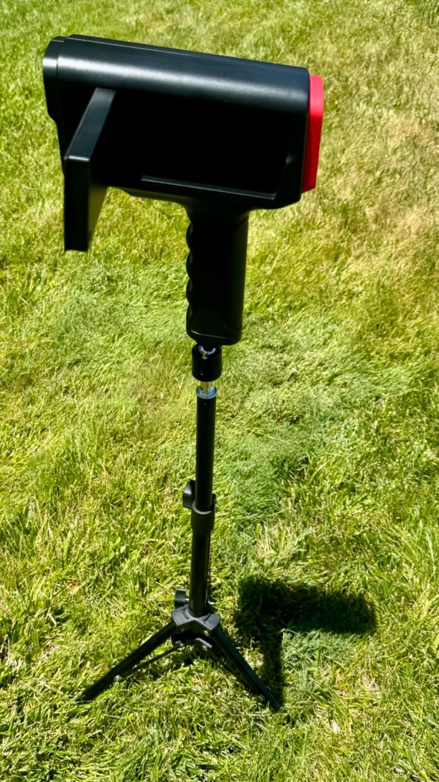 PLAYAPUT Baseball Radar Gun with Tripod, LED+LCD Larger Display | Speed Radar Gun for Baseball Softball, Handheld or Hand Free Speed Sensors Baseball Speed Training Equipment customer photo 1