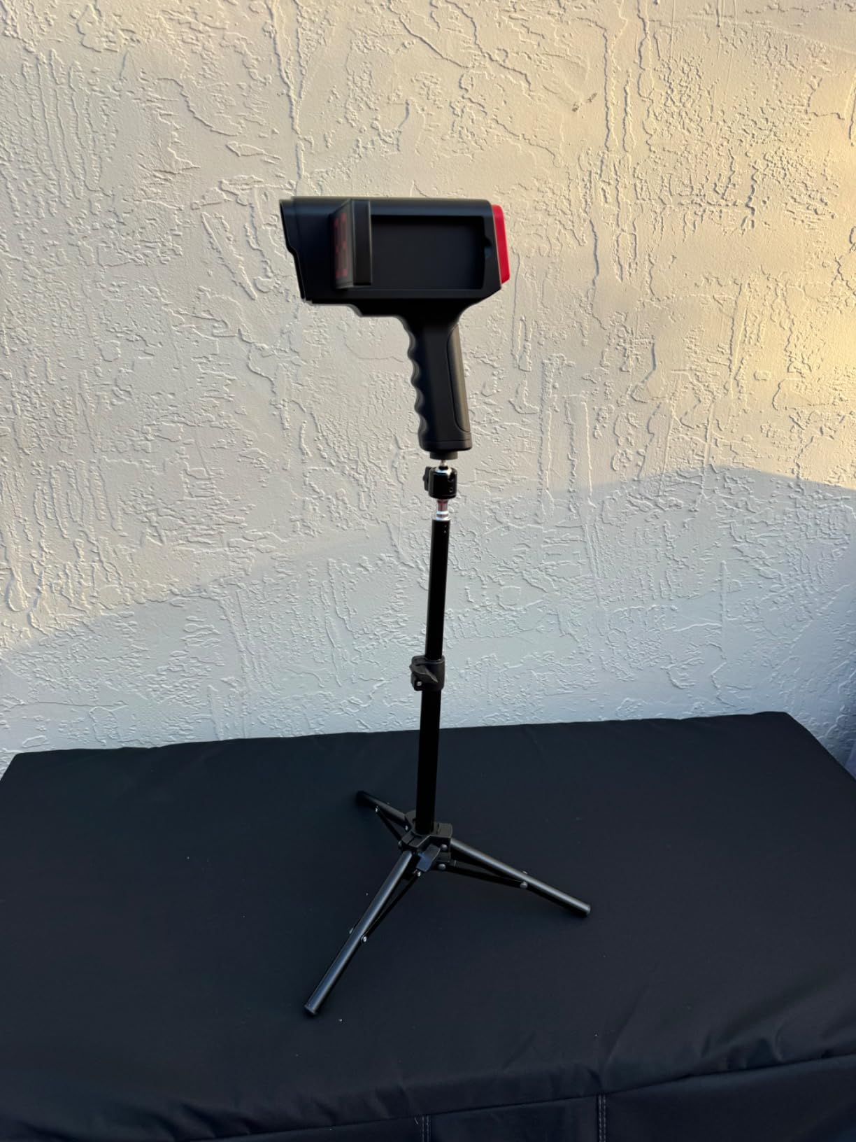 PLAYAPUT Baseball Radar Gun with Tripod, LED+LCD Larger Display | Speed Radar Gun for Baseball Softball, Handheld or Hand Free Speed Sensors Baseball Speed Training Equipment customer photo 2
