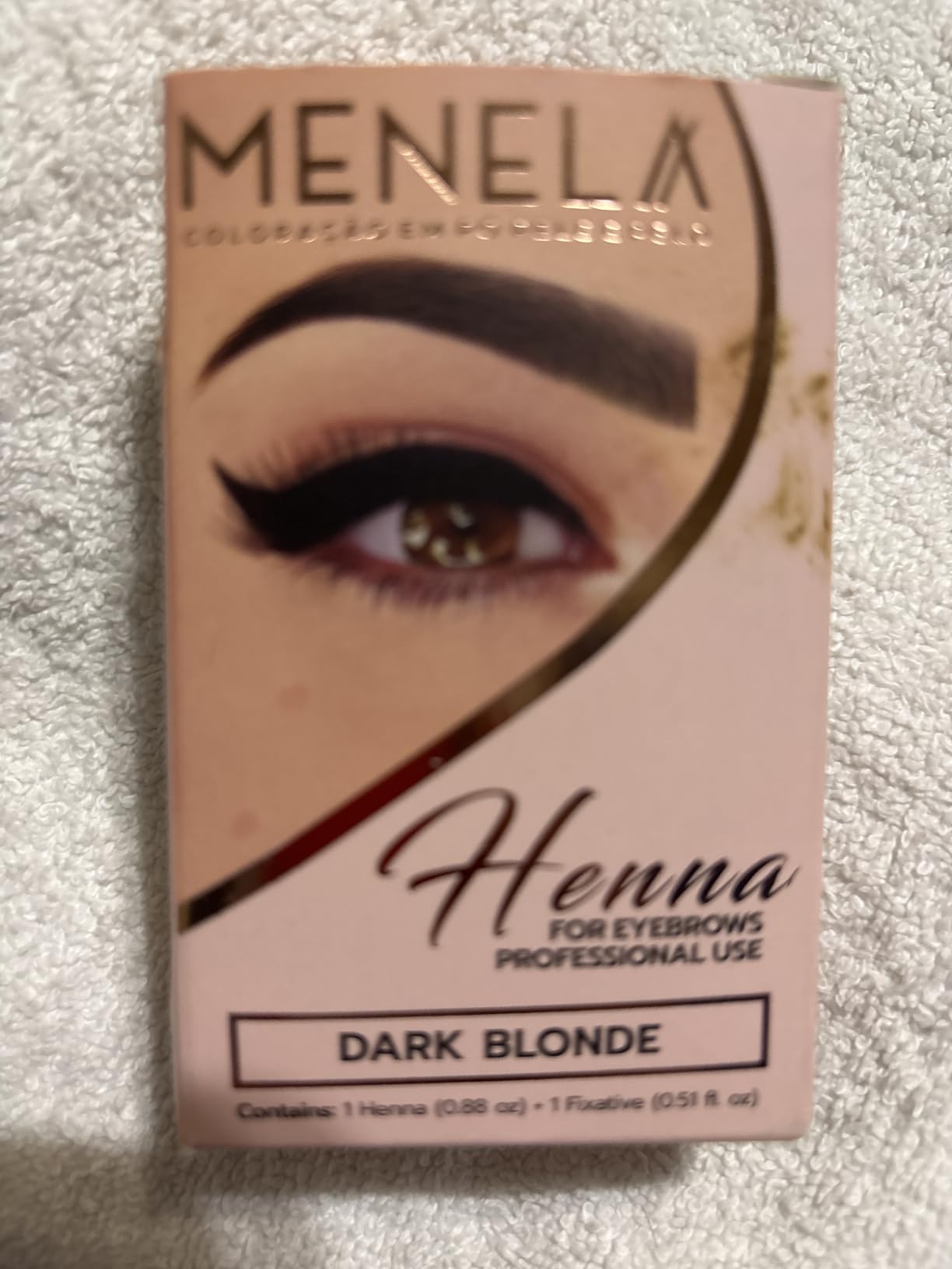 MENELA Dark Blonde Hair Henna Powder Kit - Vegan & Ammonia-Free Formula - 2.5g Henna Powder & 15ml Fixer with Bamboo Extract - Up to 60 Applications customer photo 1