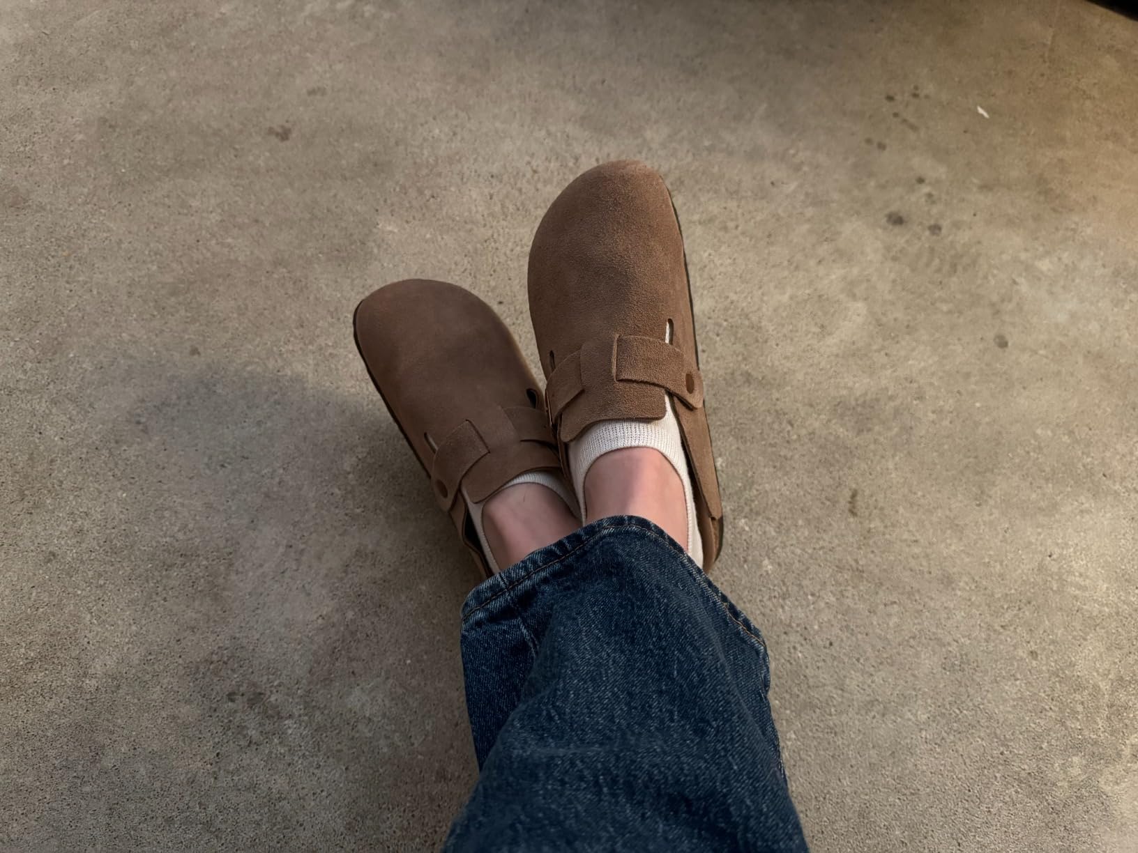 Asgard Genuine Suede Clogs for Women Men with Comfortable Cork Footbed customer photo 2