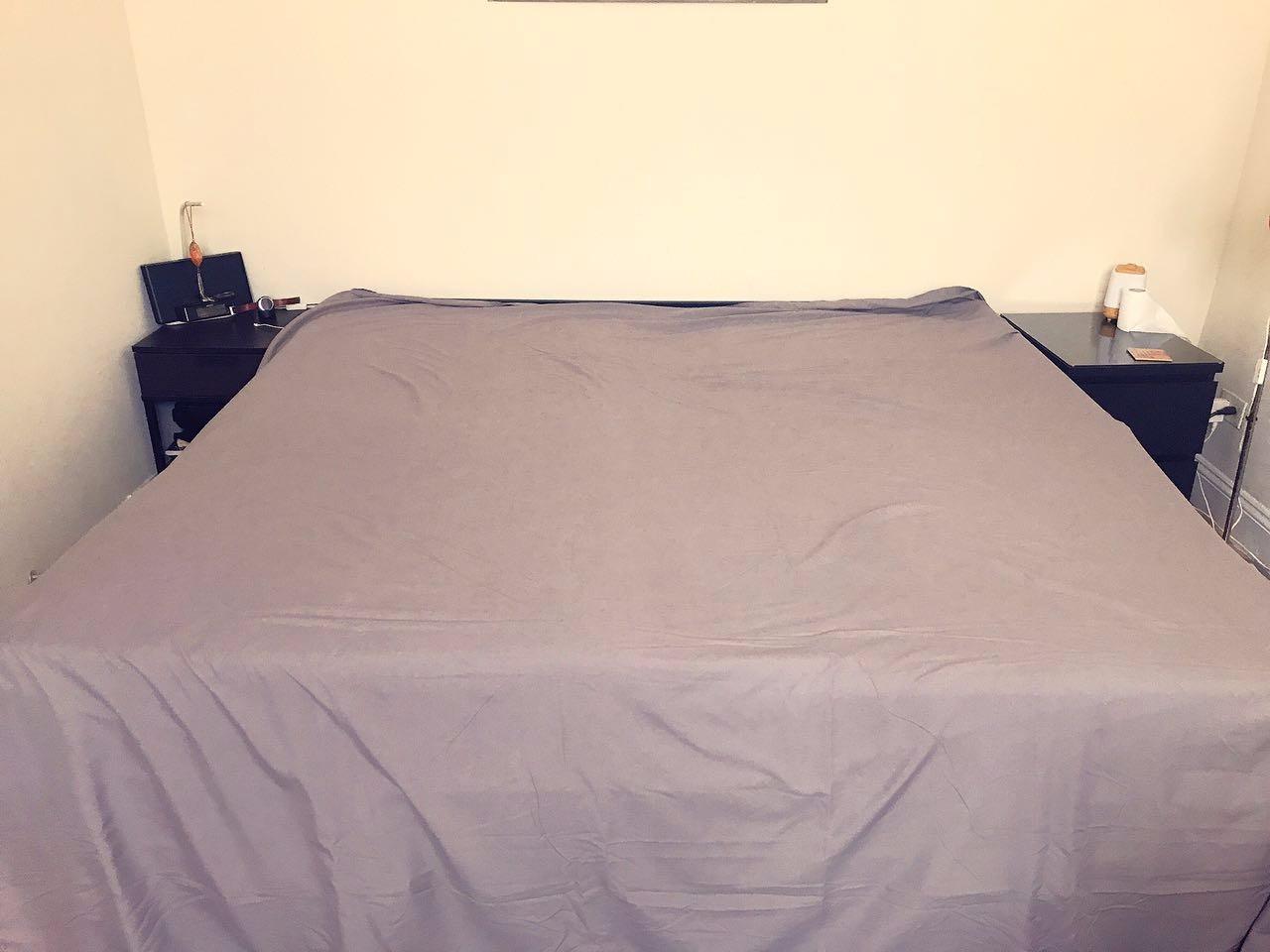 Shilucheng Tencel Sheets 4 Piece, 100% Eucalyptus Lyocell Sheets Set customer photo 1