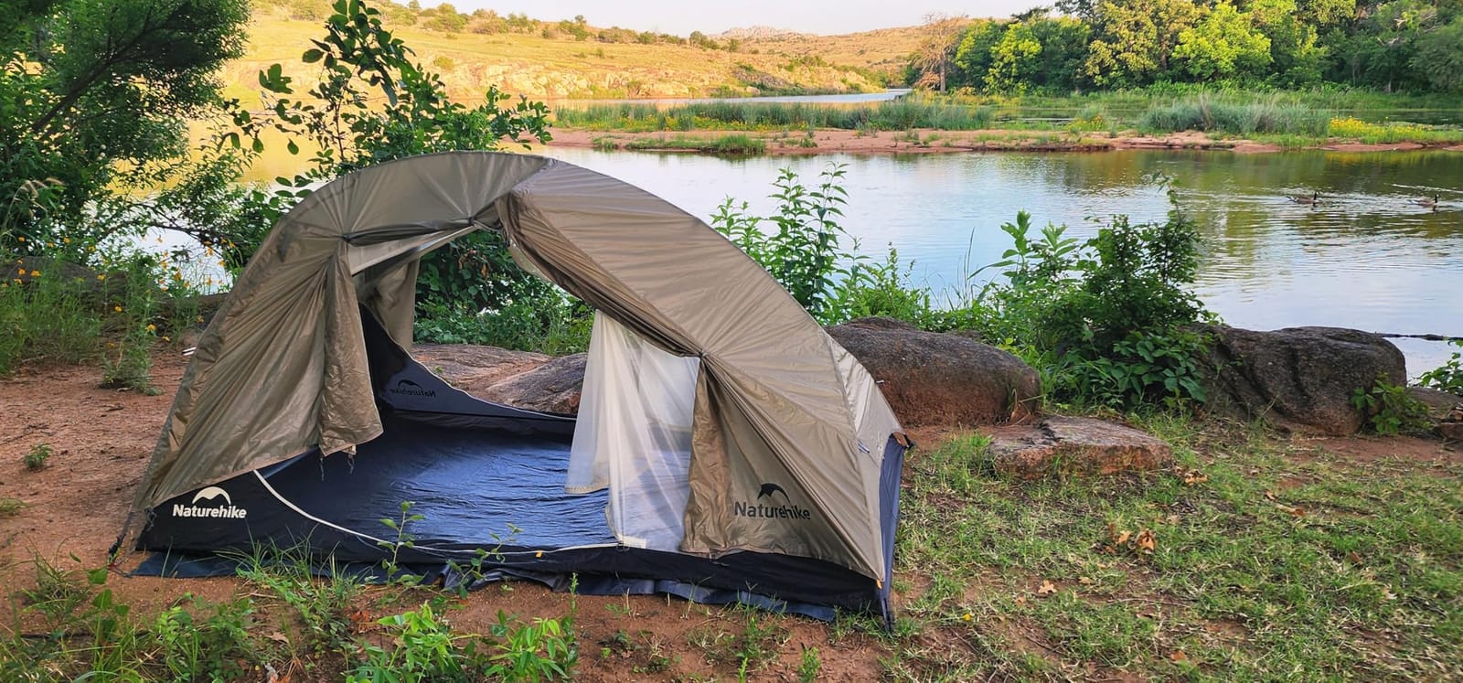 Naturehike Star River UL 2 Person Backpacking Tent, Double Layer Waterproof Two Person Tents, Lightweight Backpacking Cycling 2 Person Tent customer photo 1