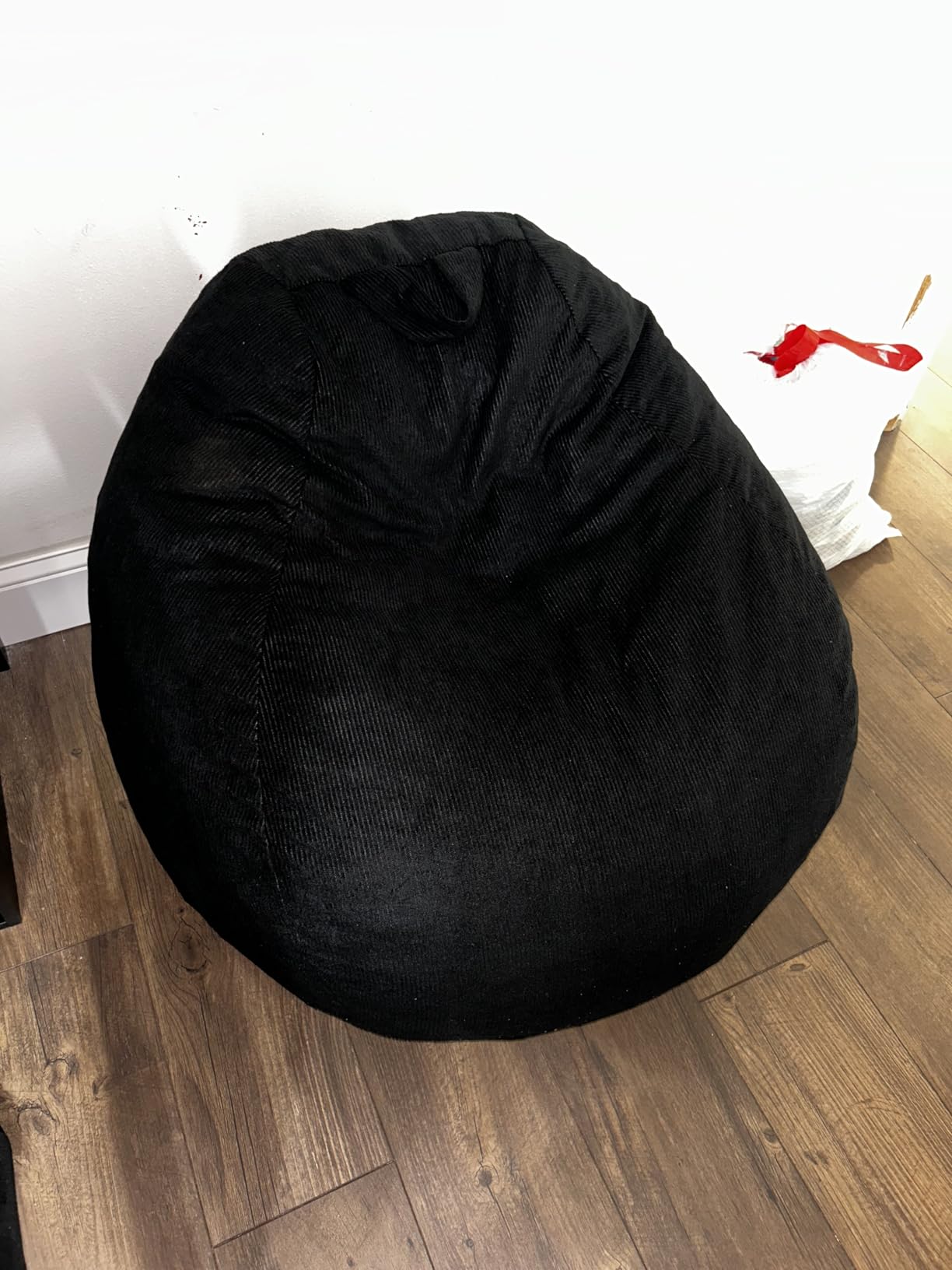 LPMOERA 3FT Memory Foam Filling Bean Bag Chair Blue customer photo 1